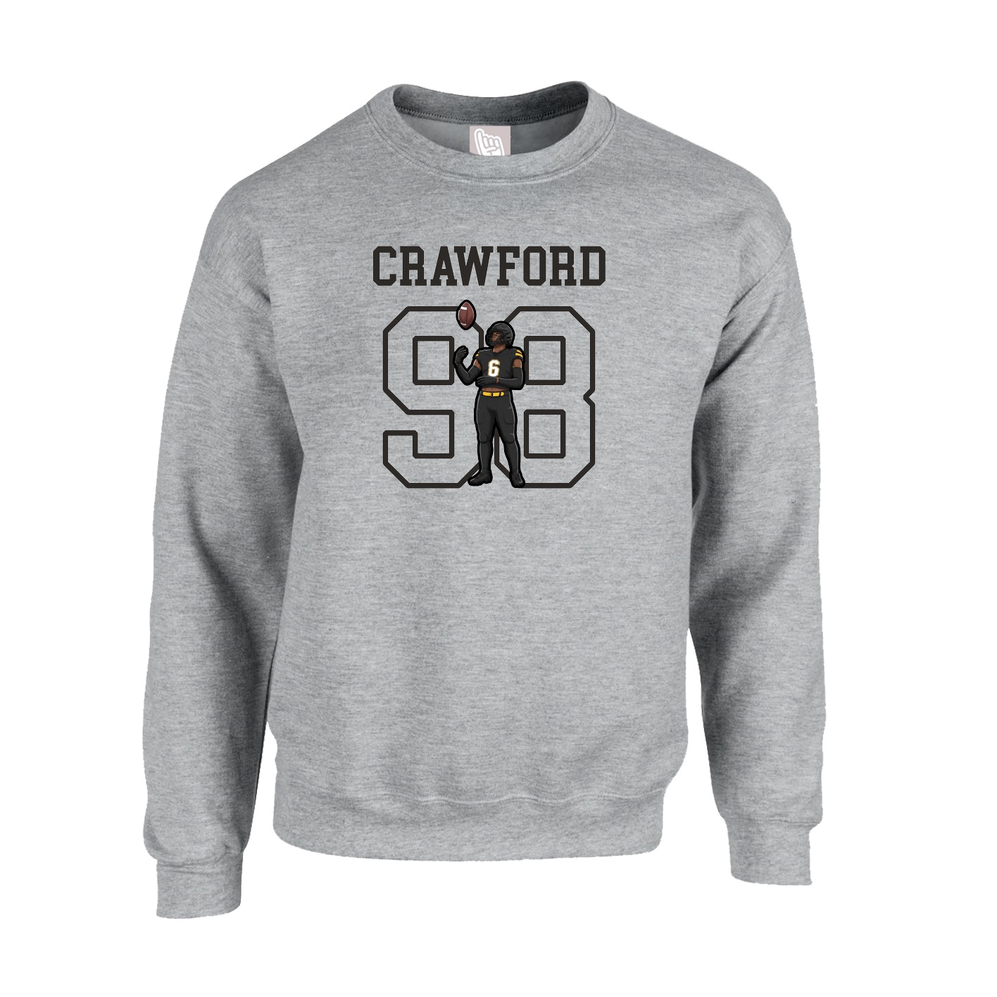 Fleece Crew — Shirsey in Grey