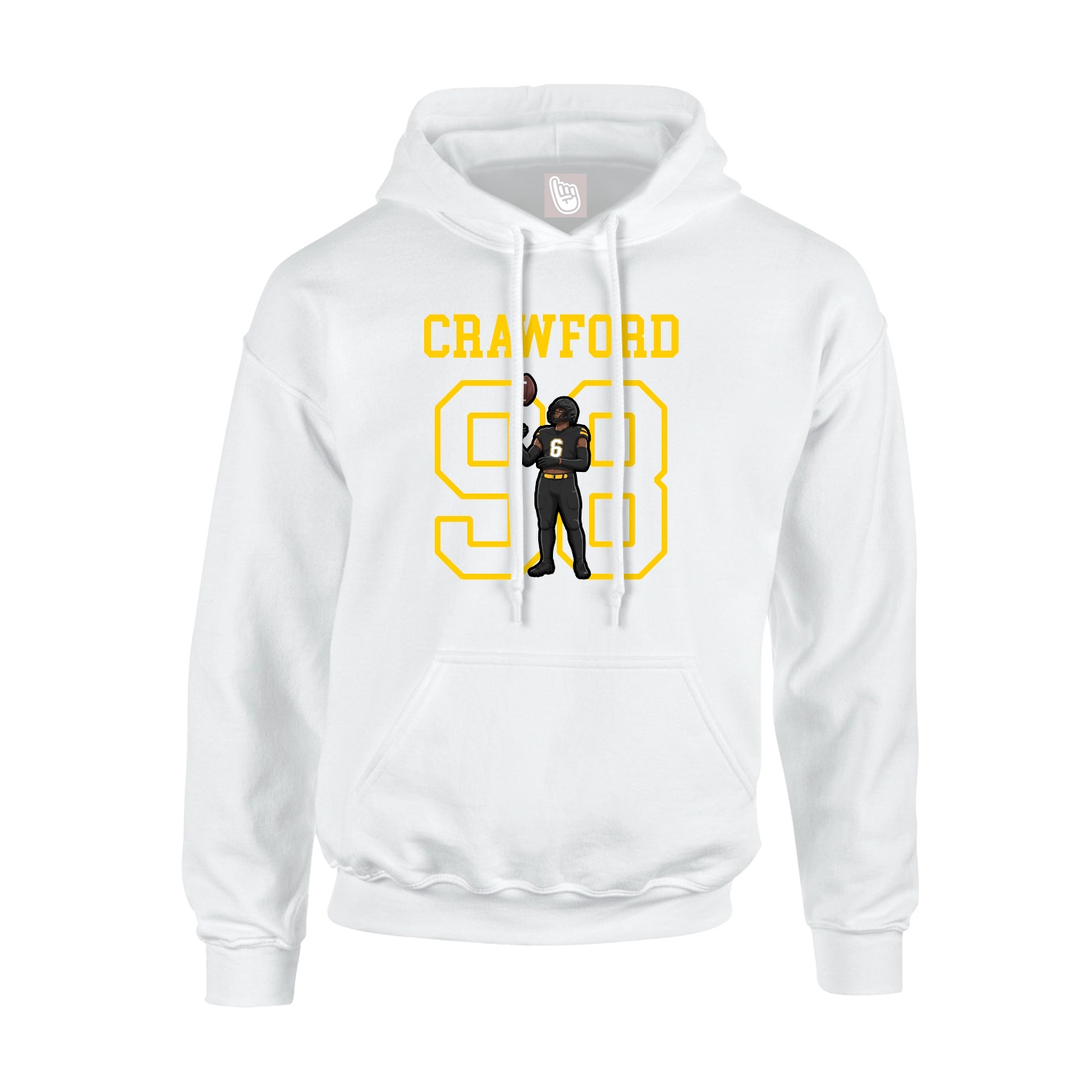 Youth Hoodie — Shirsey in White