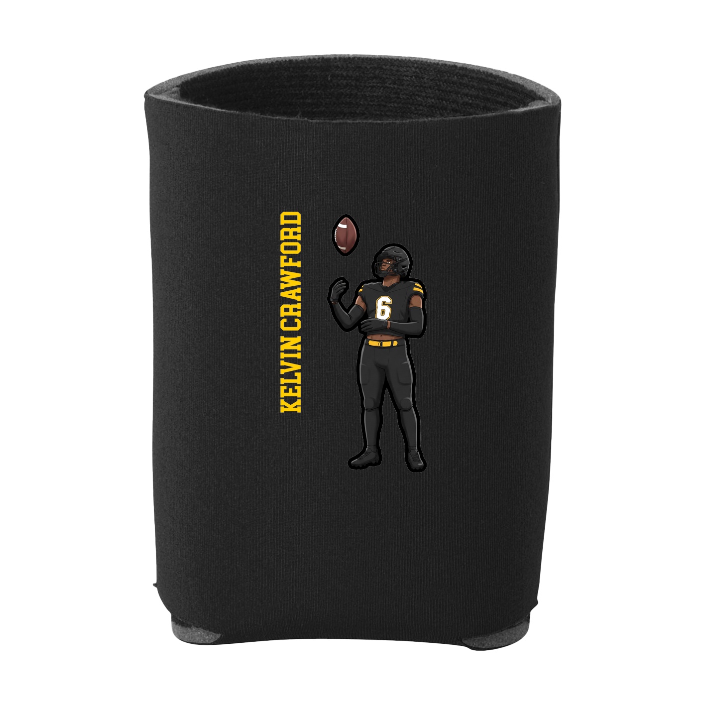 Can Holder — Name Vertical in Black