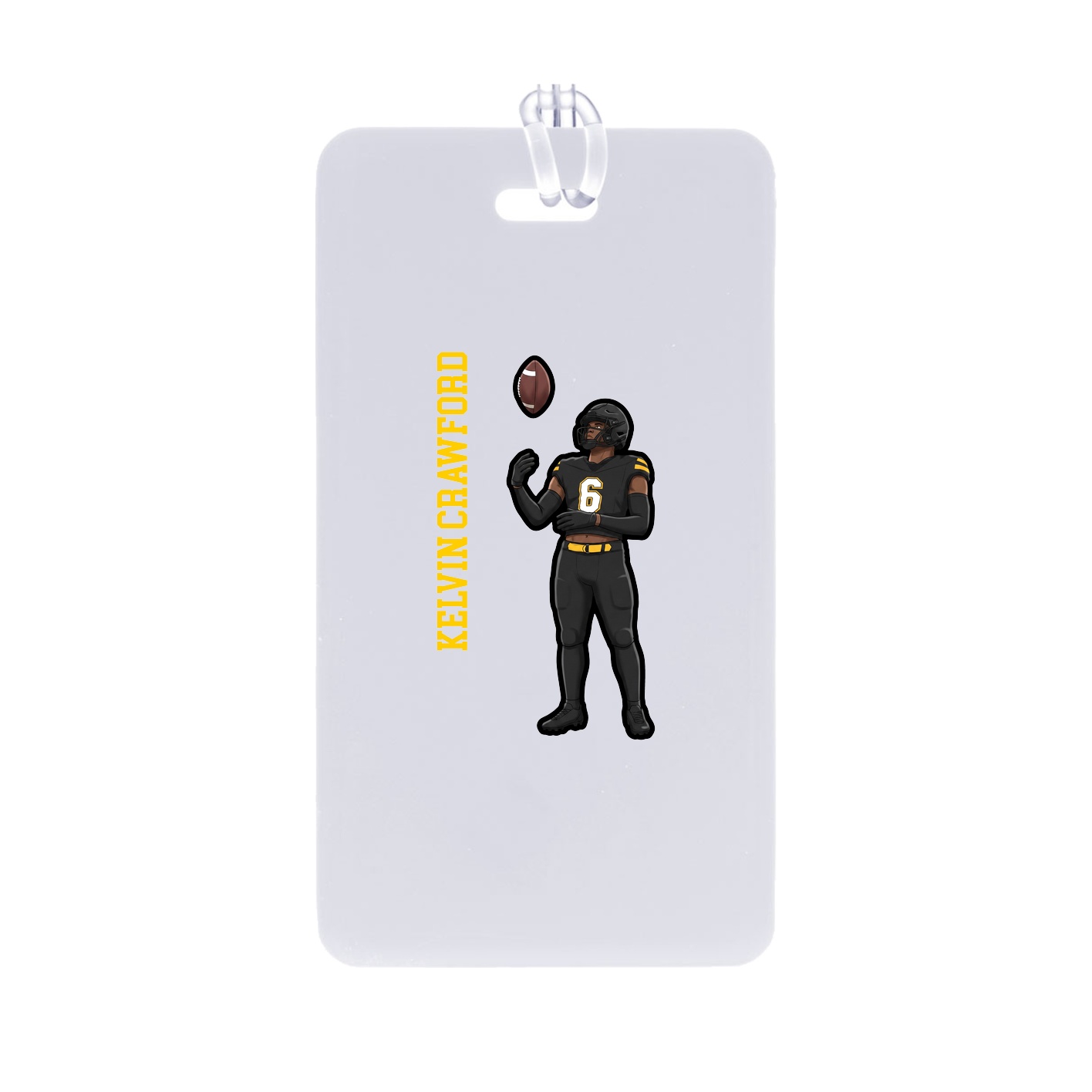 Bag Tag — Name Vertical in Classic