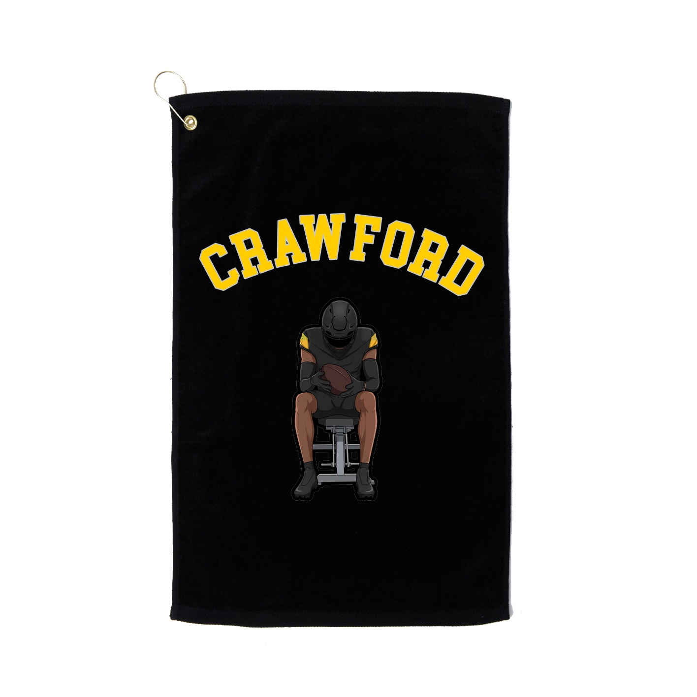 Golf Towel — Shirsey Arch in Black