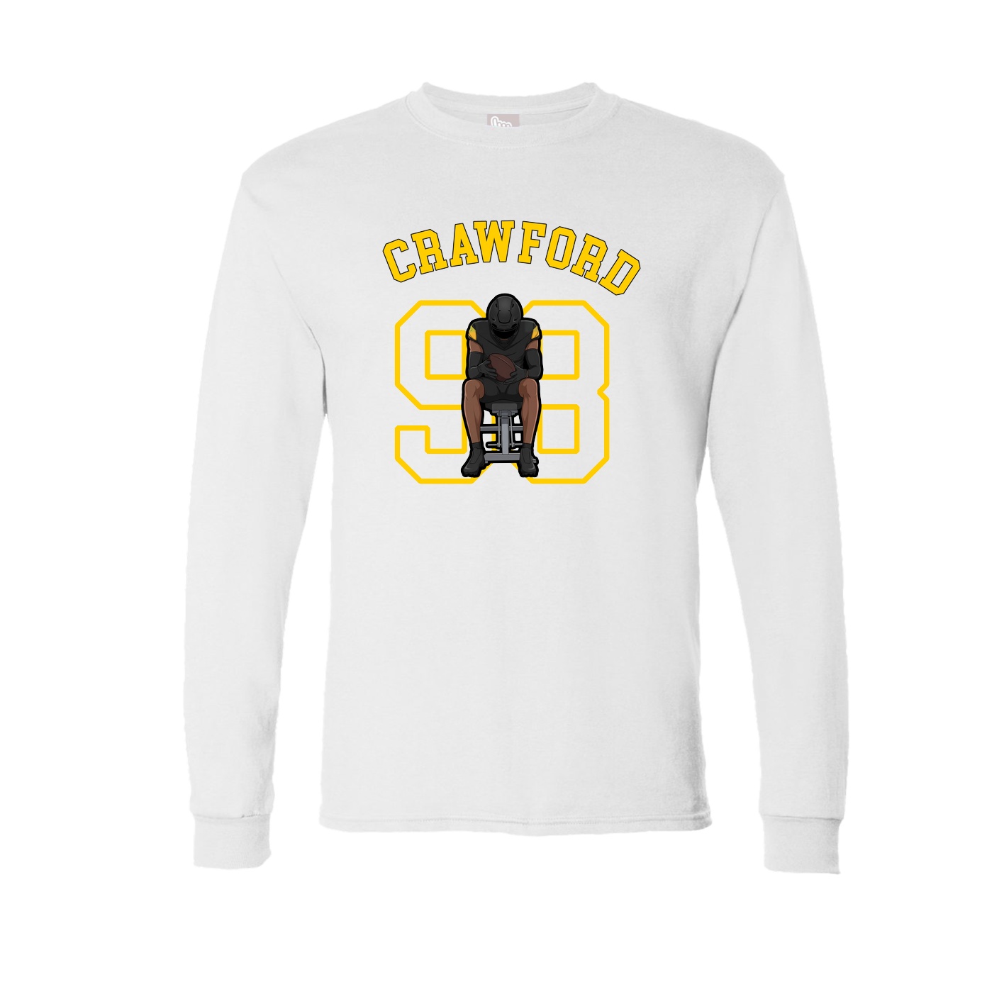Long Sleeve Tee — Shirsey Arch in White