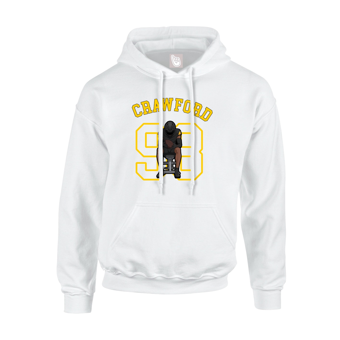 Hoodie — Shirsey Arch in White