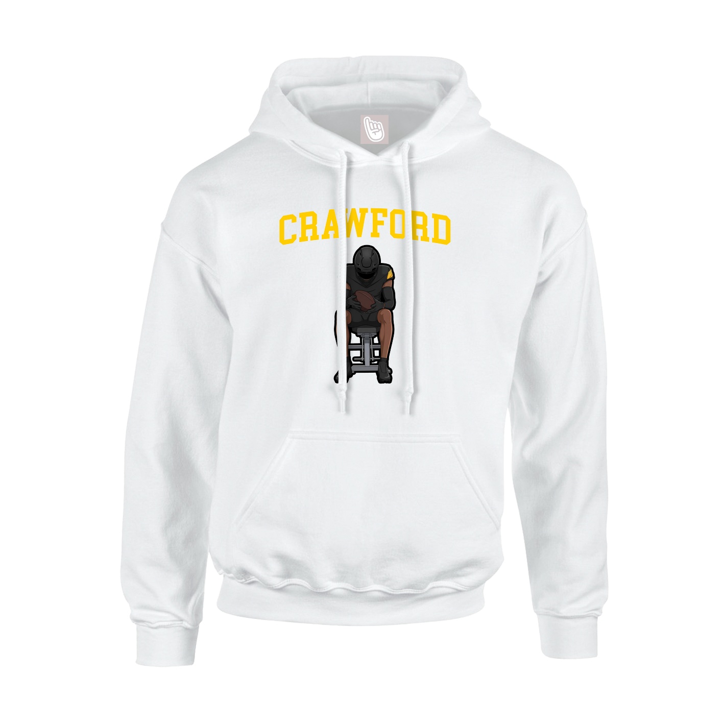 Hoodie — Shirsey in White