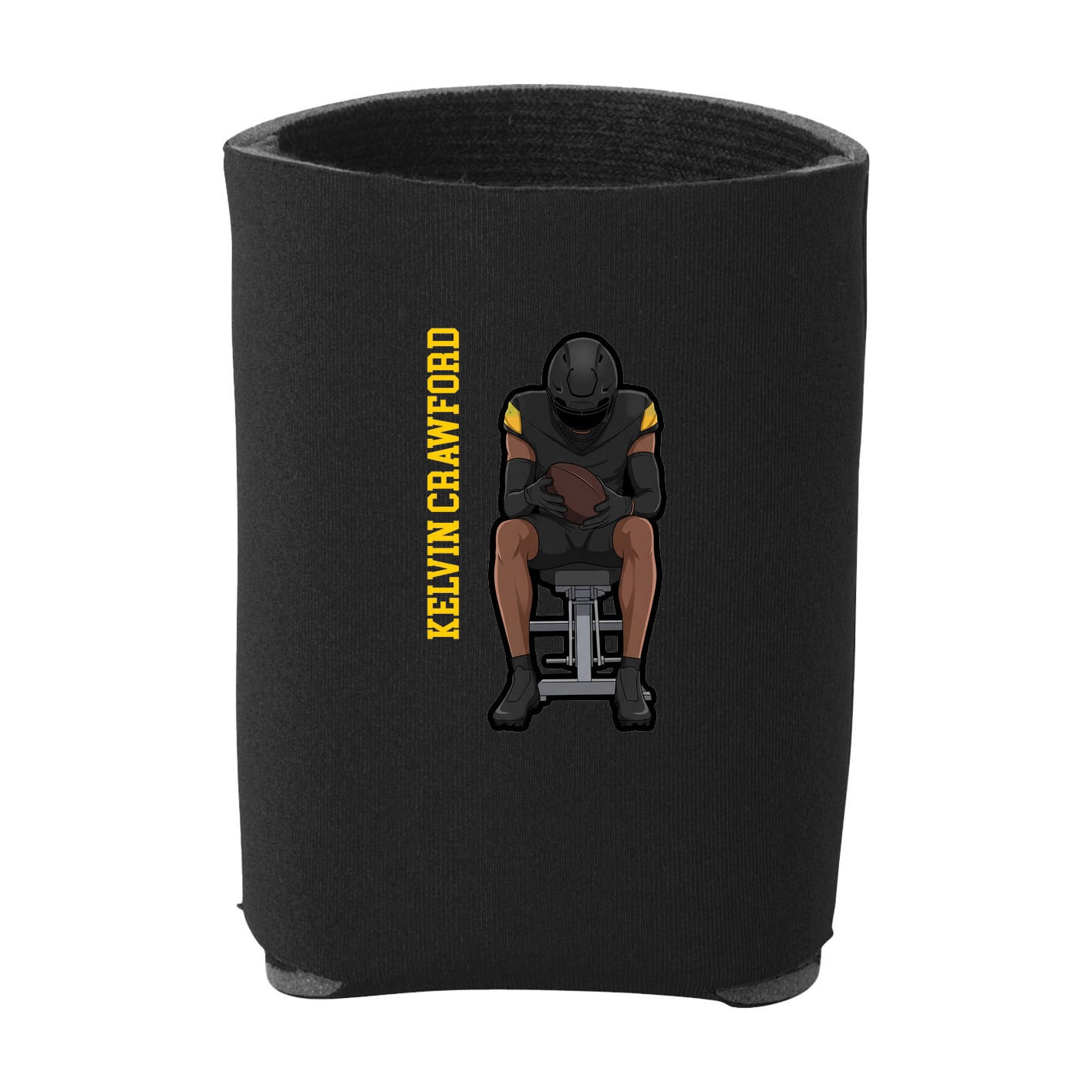 Can Holder — Name Vertical in Black