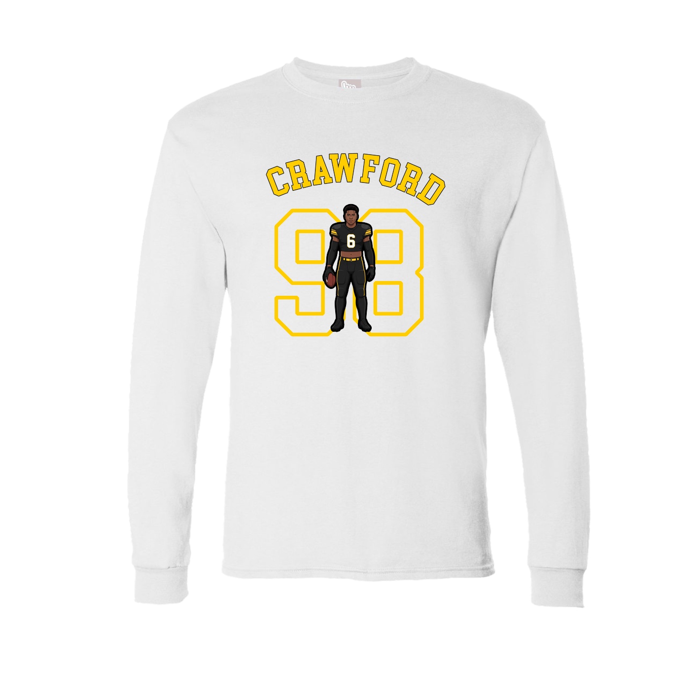 Long Sleeve Tee — Shirsey Arch in White