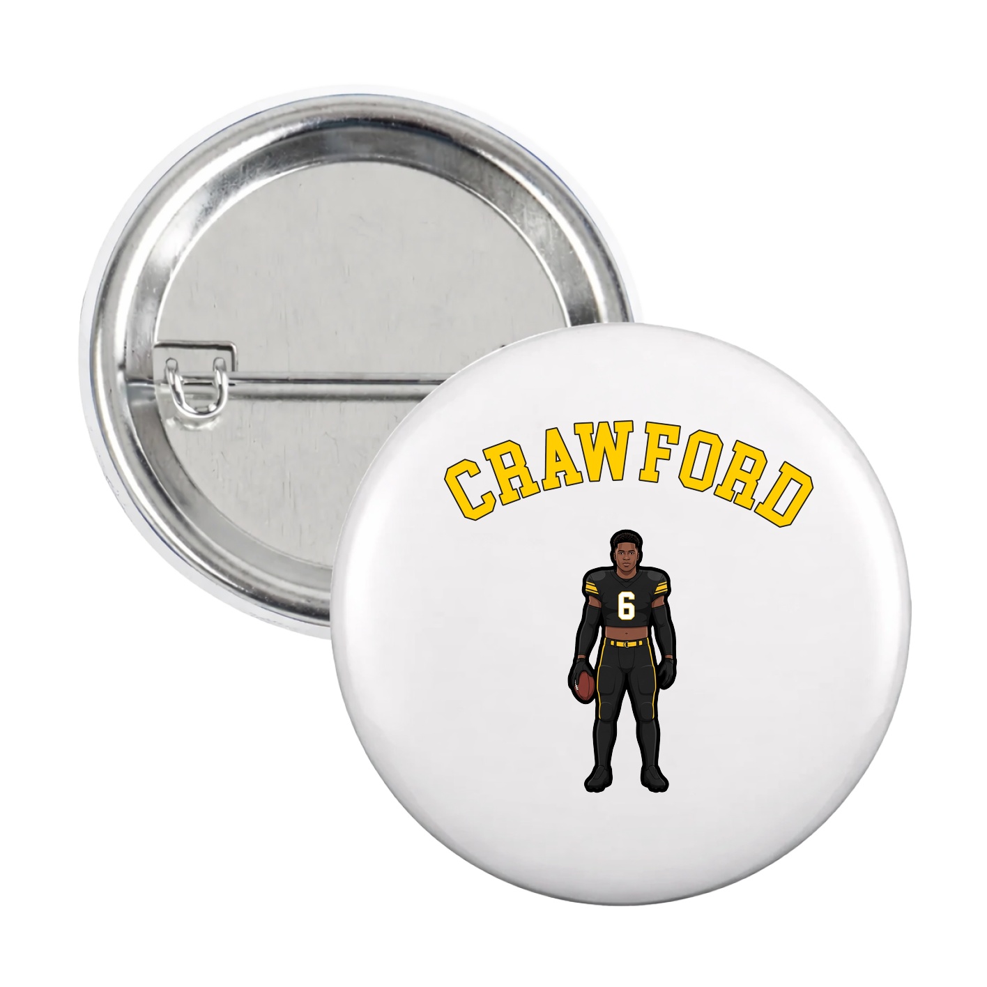 Game Day Button — Shirsey Arch in White