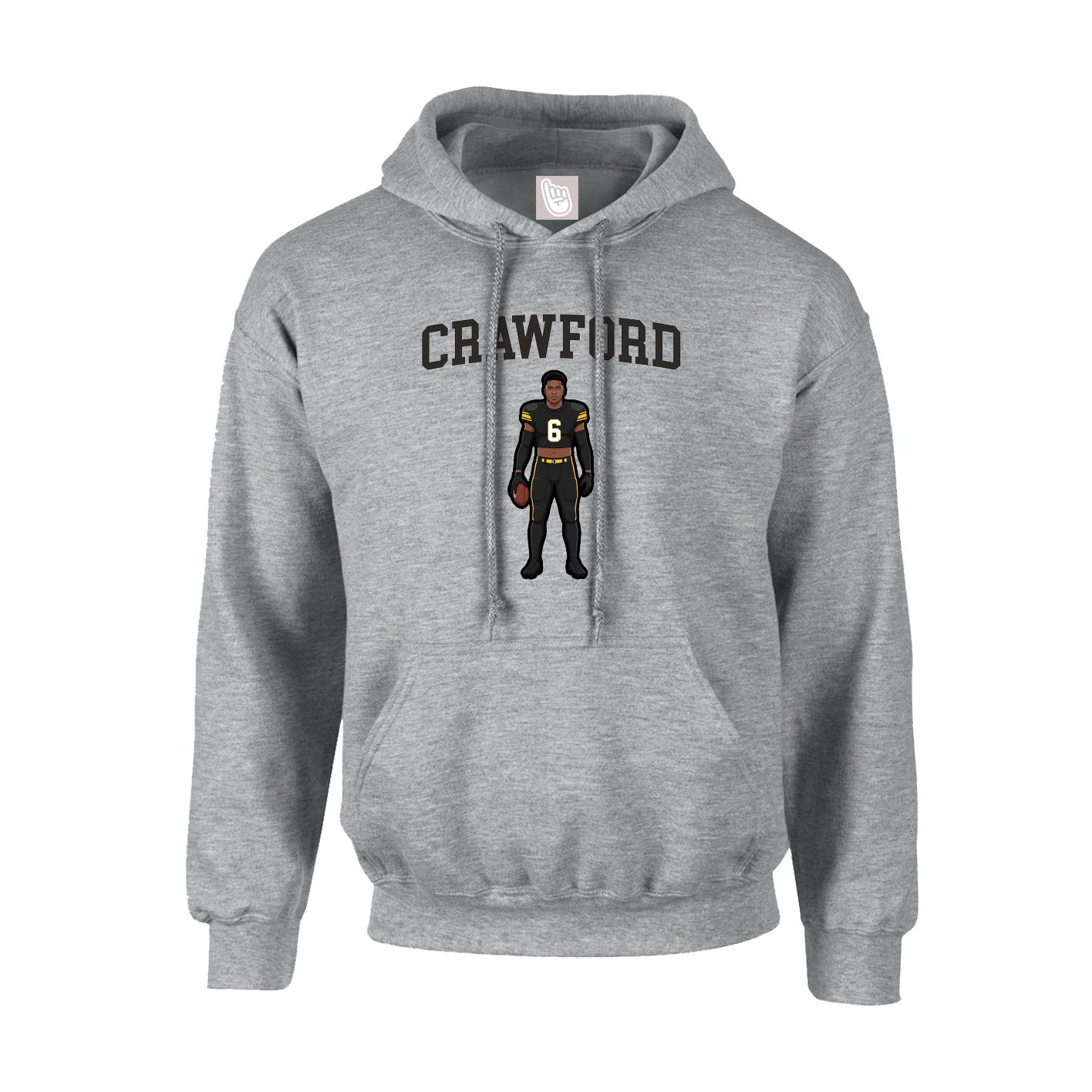 Hoodie — Shirsey in Grey
