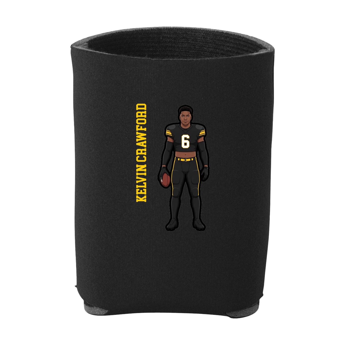 Can Holder — Name Vertical in Black