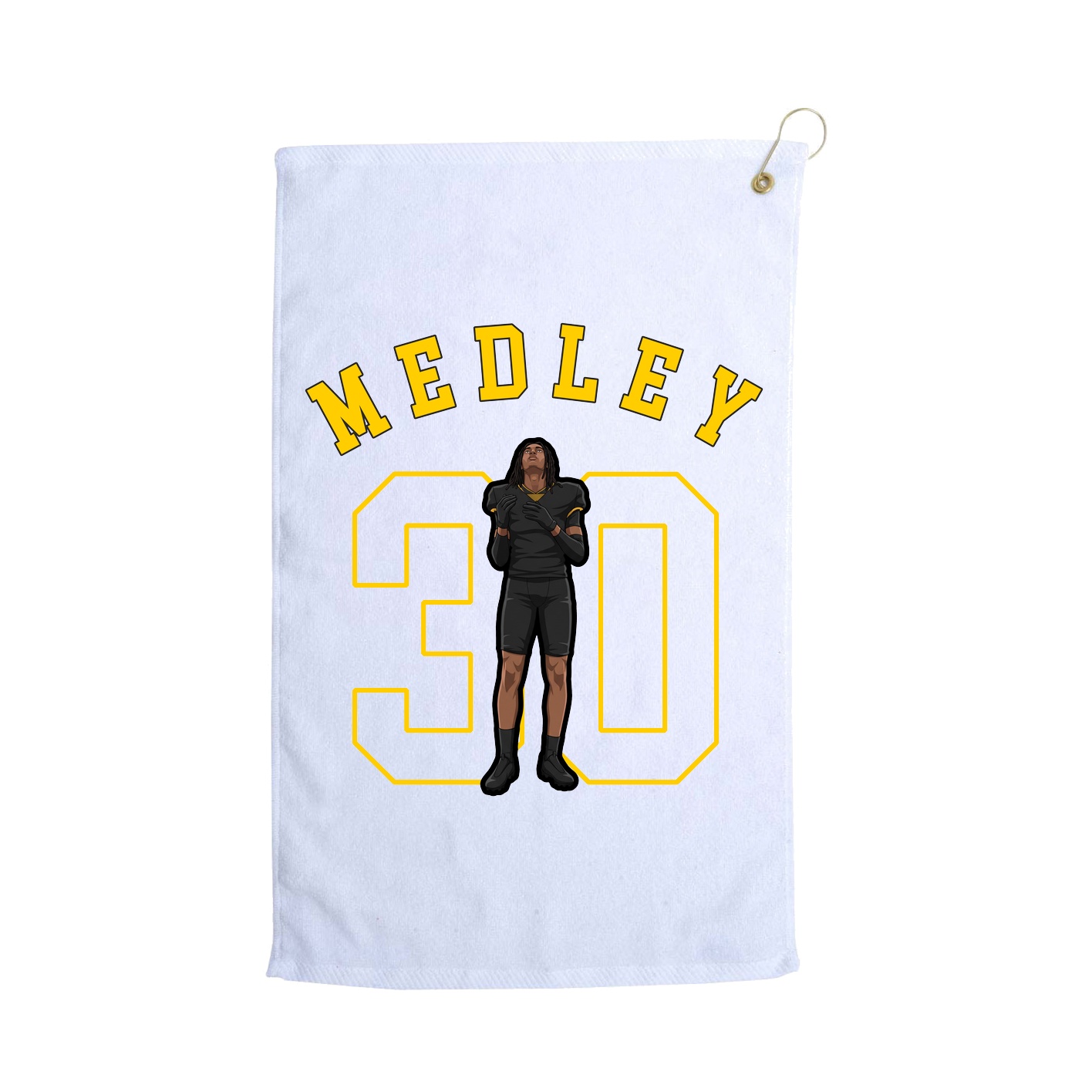 Golf Towel — Shirsey Arch in White