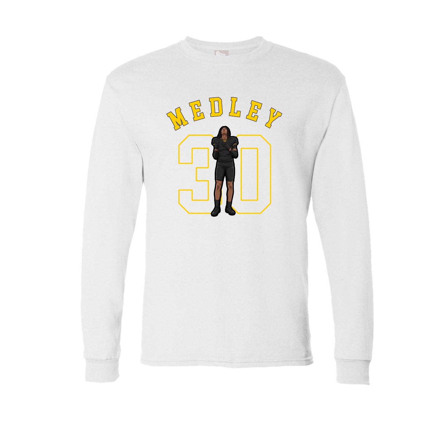 Long Sleeve Tee — Shirsey Arch in White