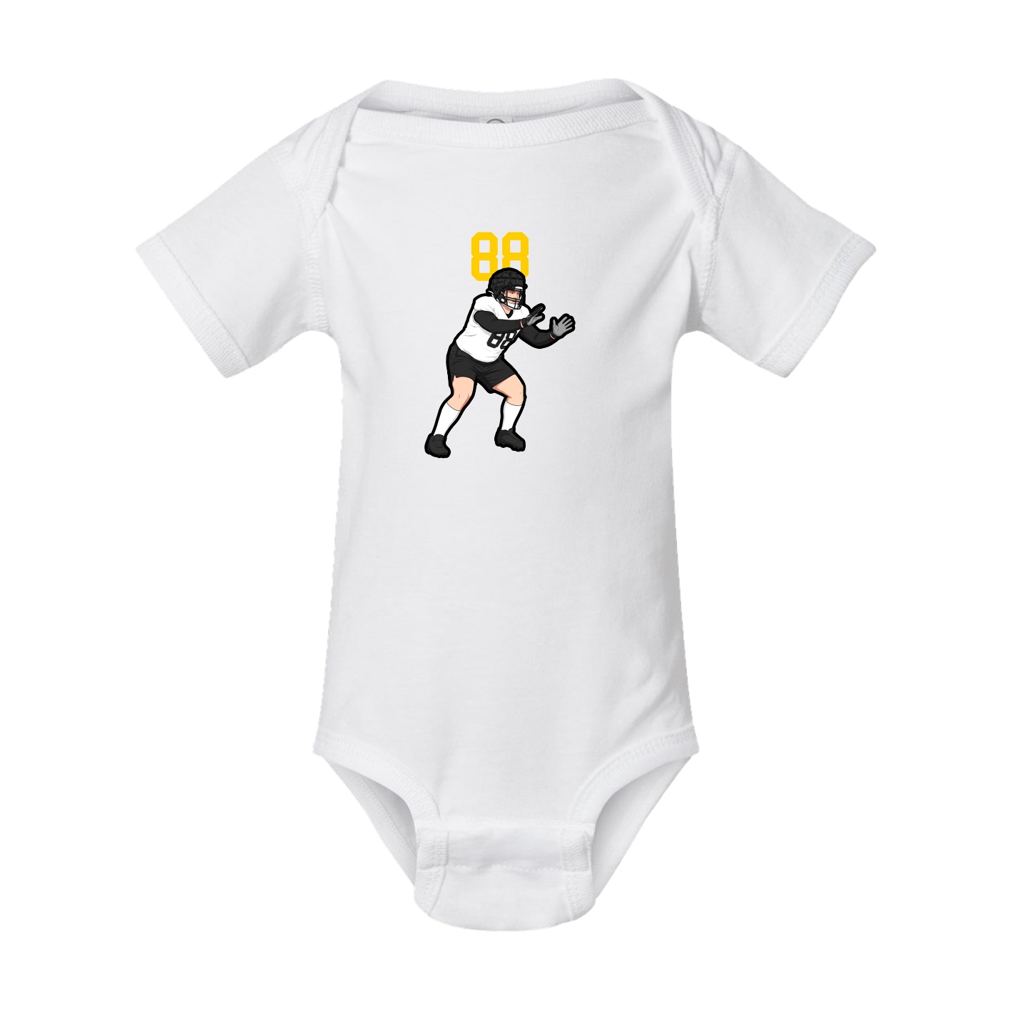 Baby Onesie — Number Top in White