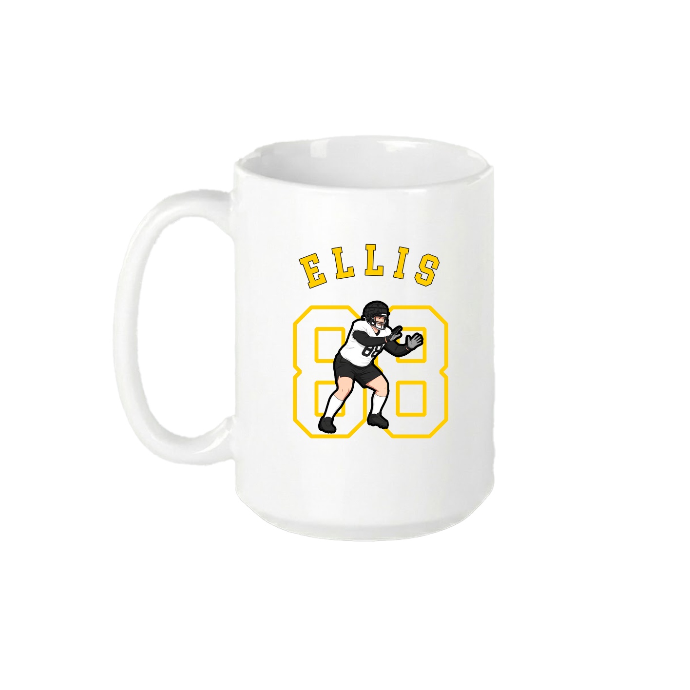 15oz Coffee Mug — Shirsey Arch in White