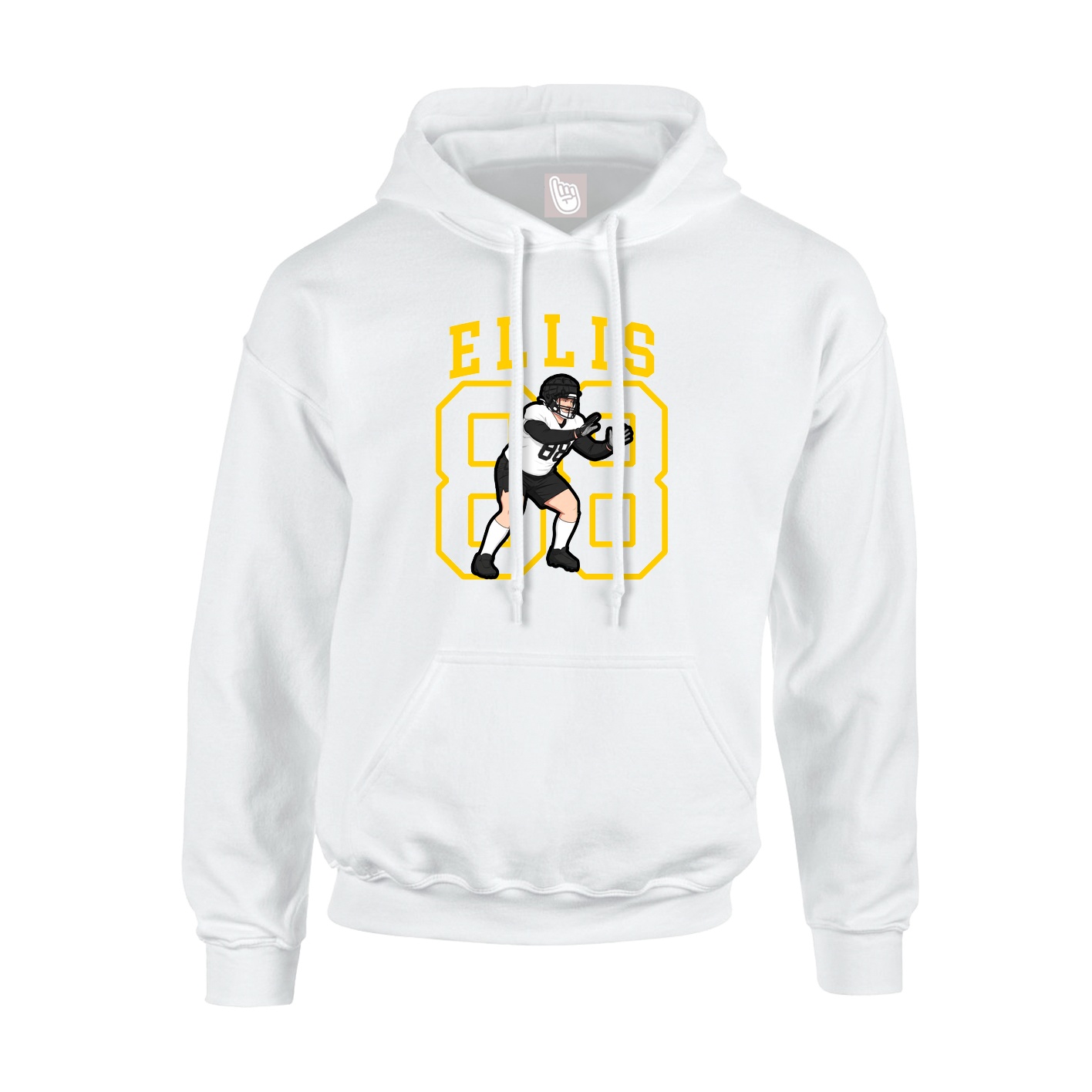 Youth Hoodie — Shirsey in White