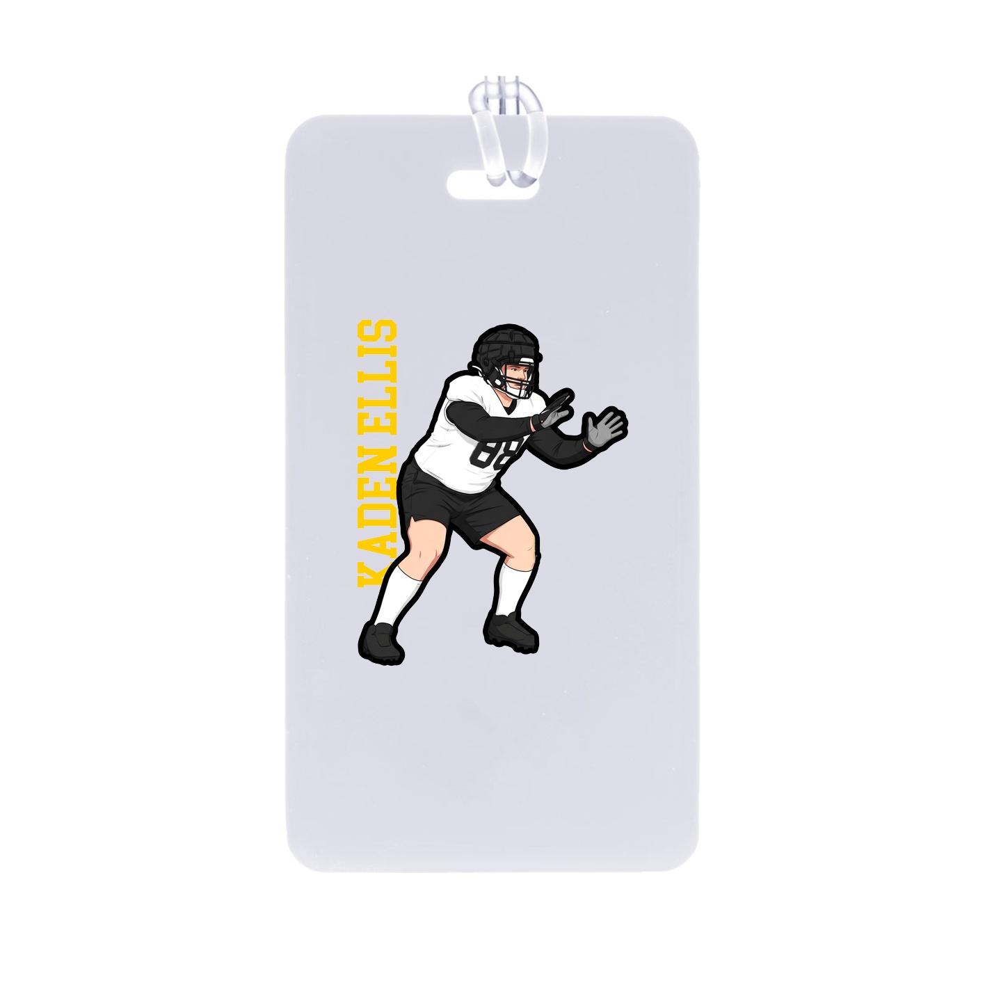 Bag Tag — Name Vertical in Classic