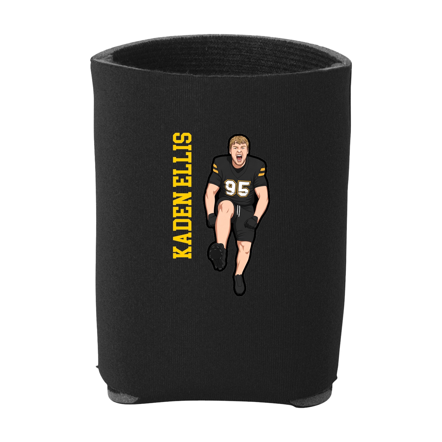 Can Holder — Name Vertical in Black