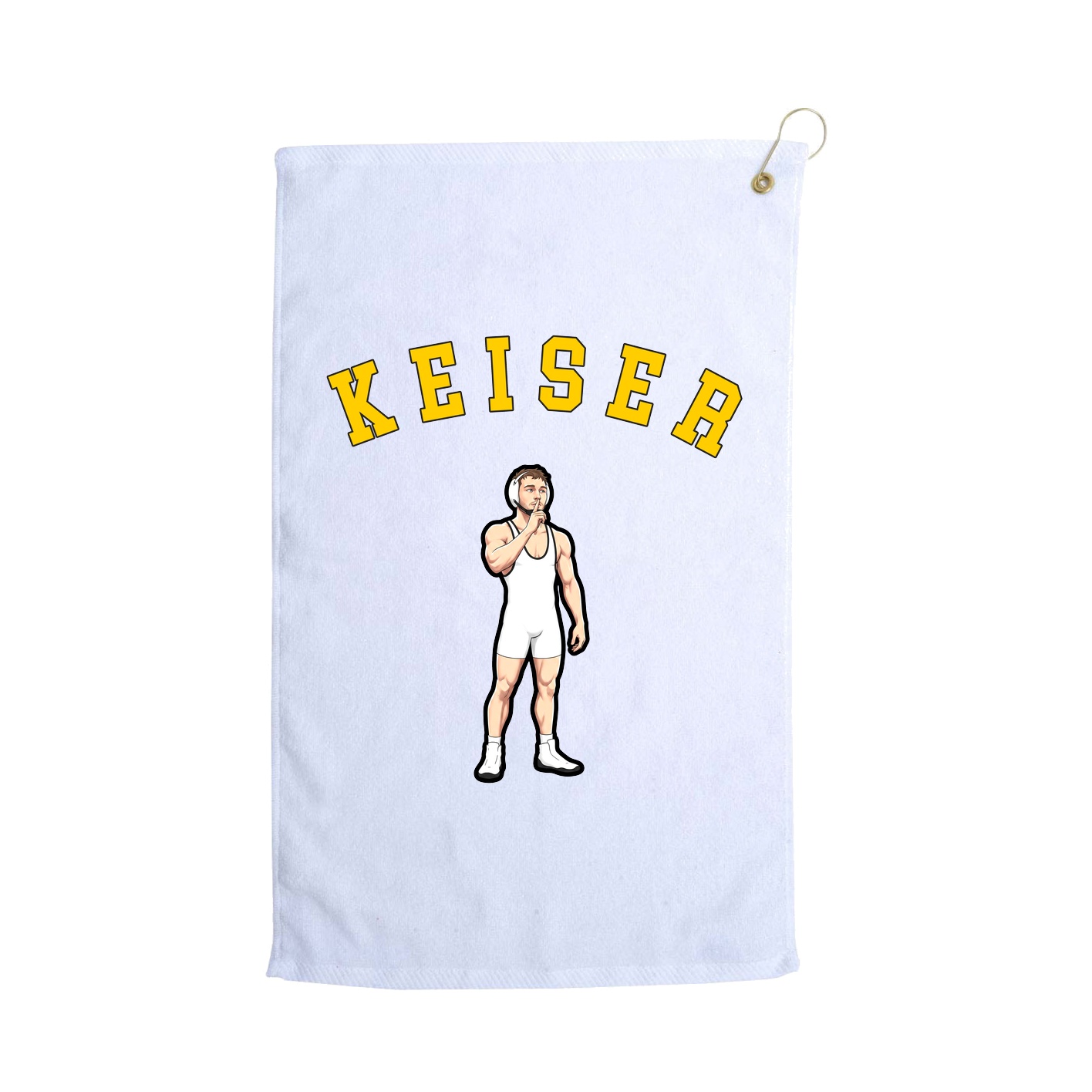 Golf Towel — Shirsey Arch in White