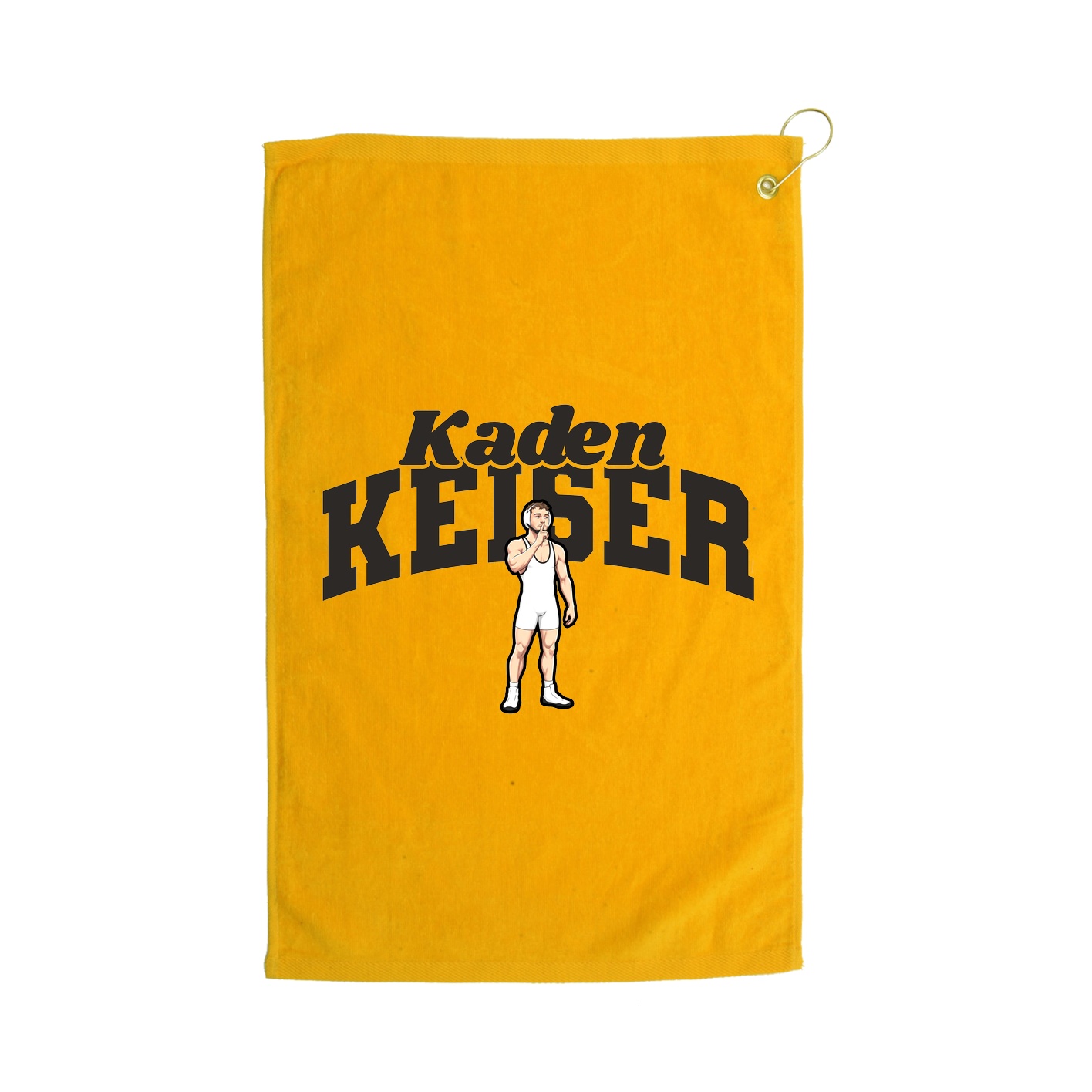 Golf Towel — Signature Arch in Gold