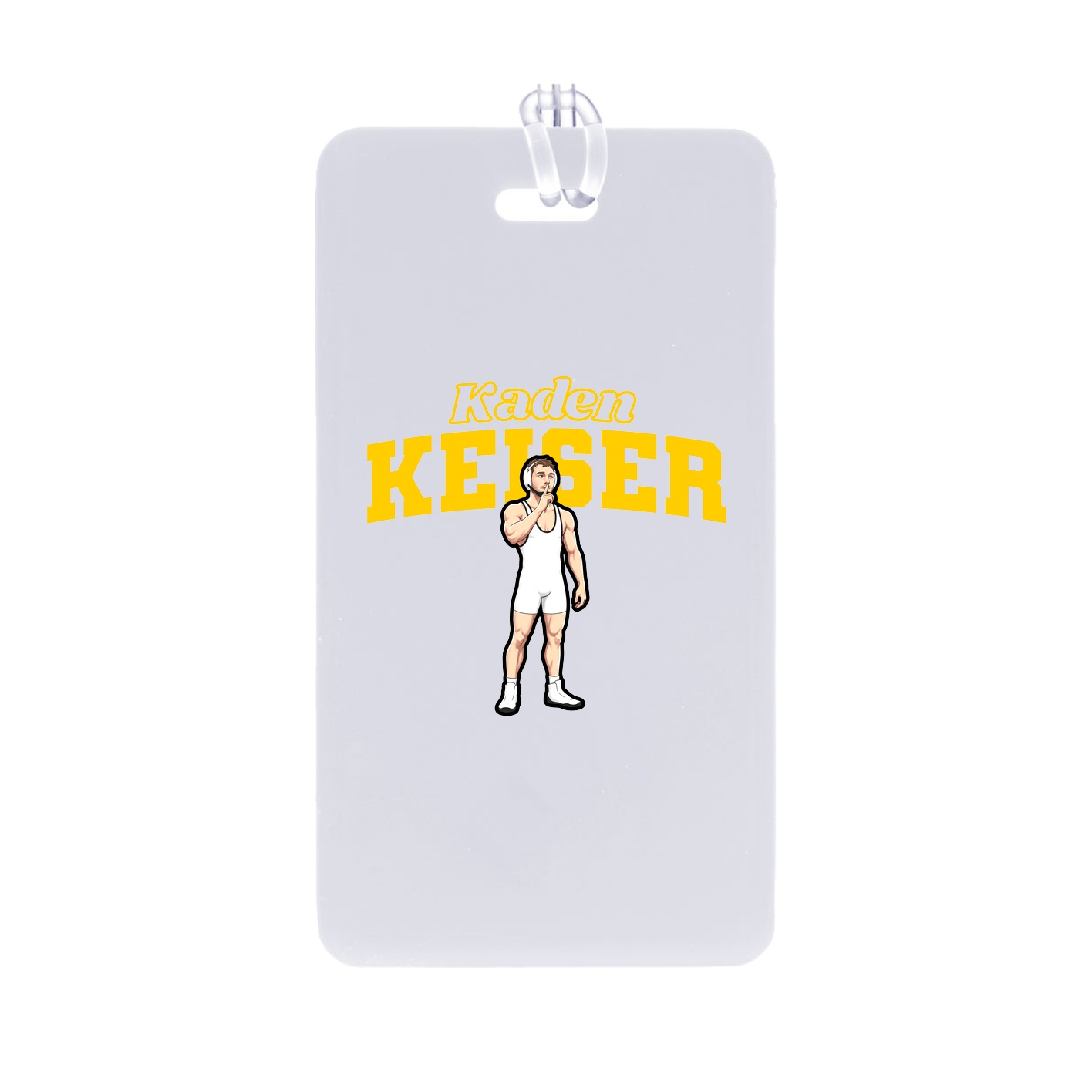 Bag Tag — Name Arch in Classic