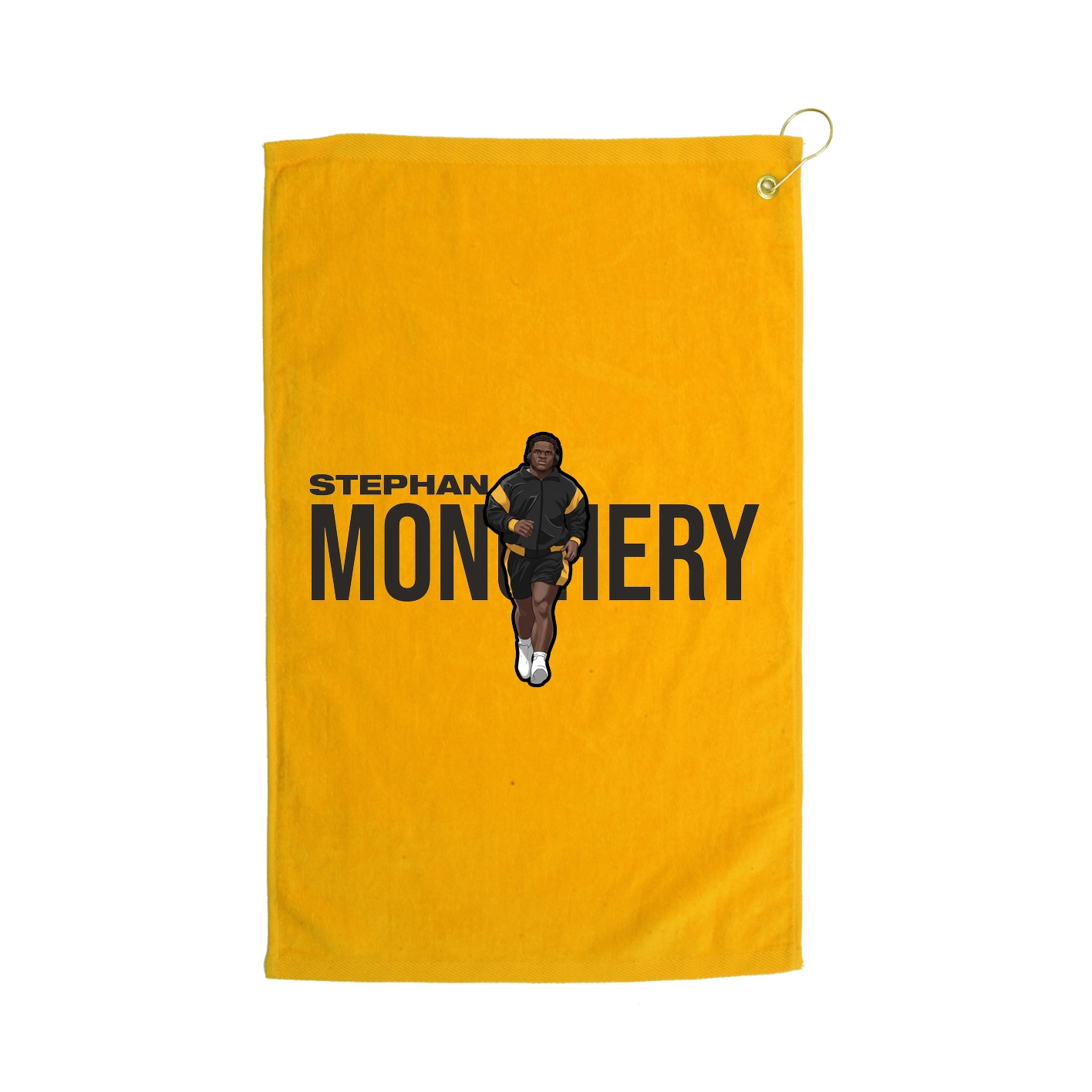 Golf Towel — Player Name in Gold