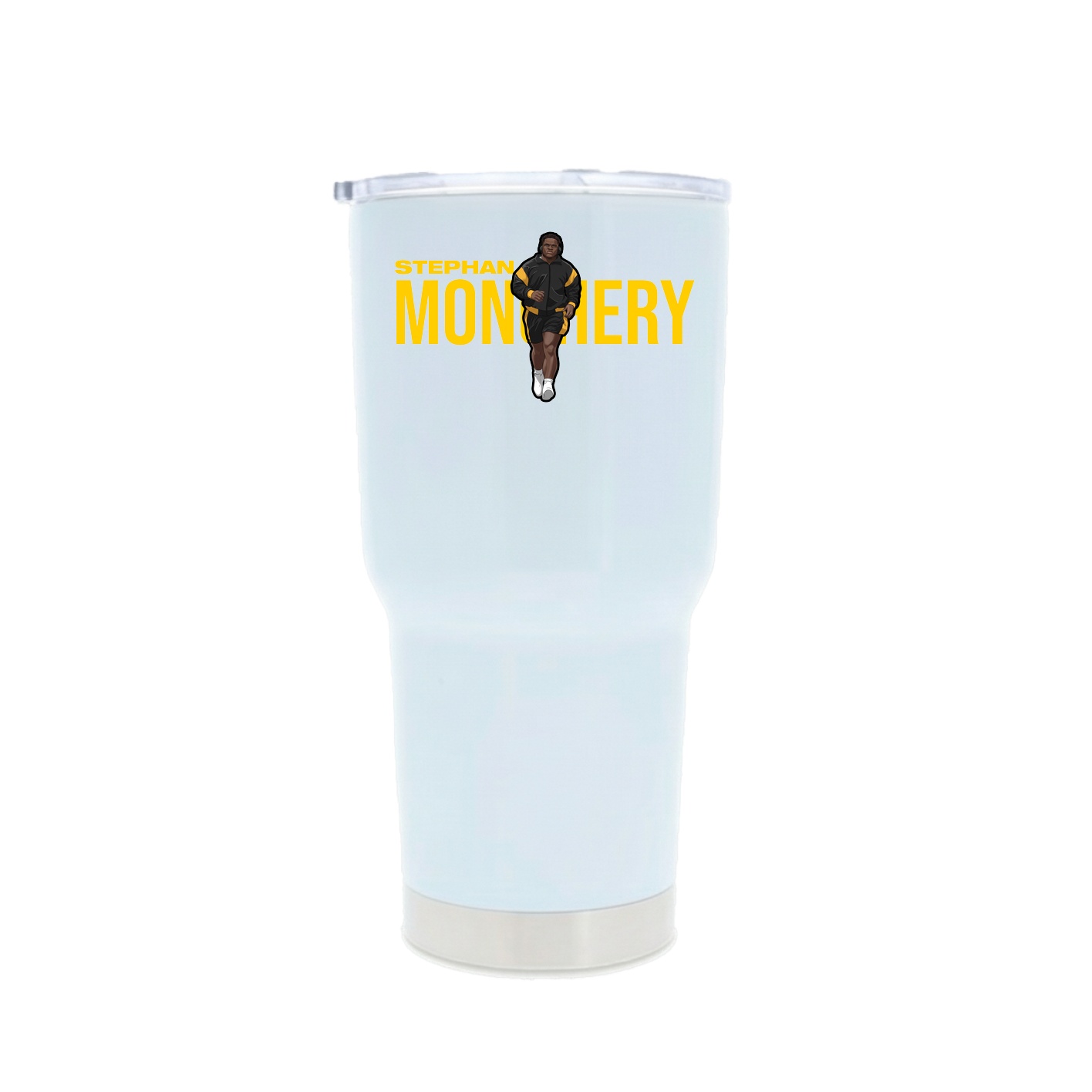 30oz Stainless Steel Tumbler — Player Name in White