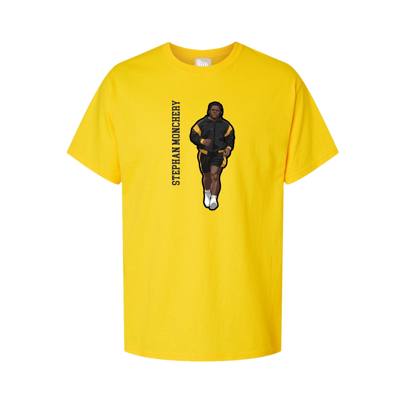 Tee — Name Vertical in Gold