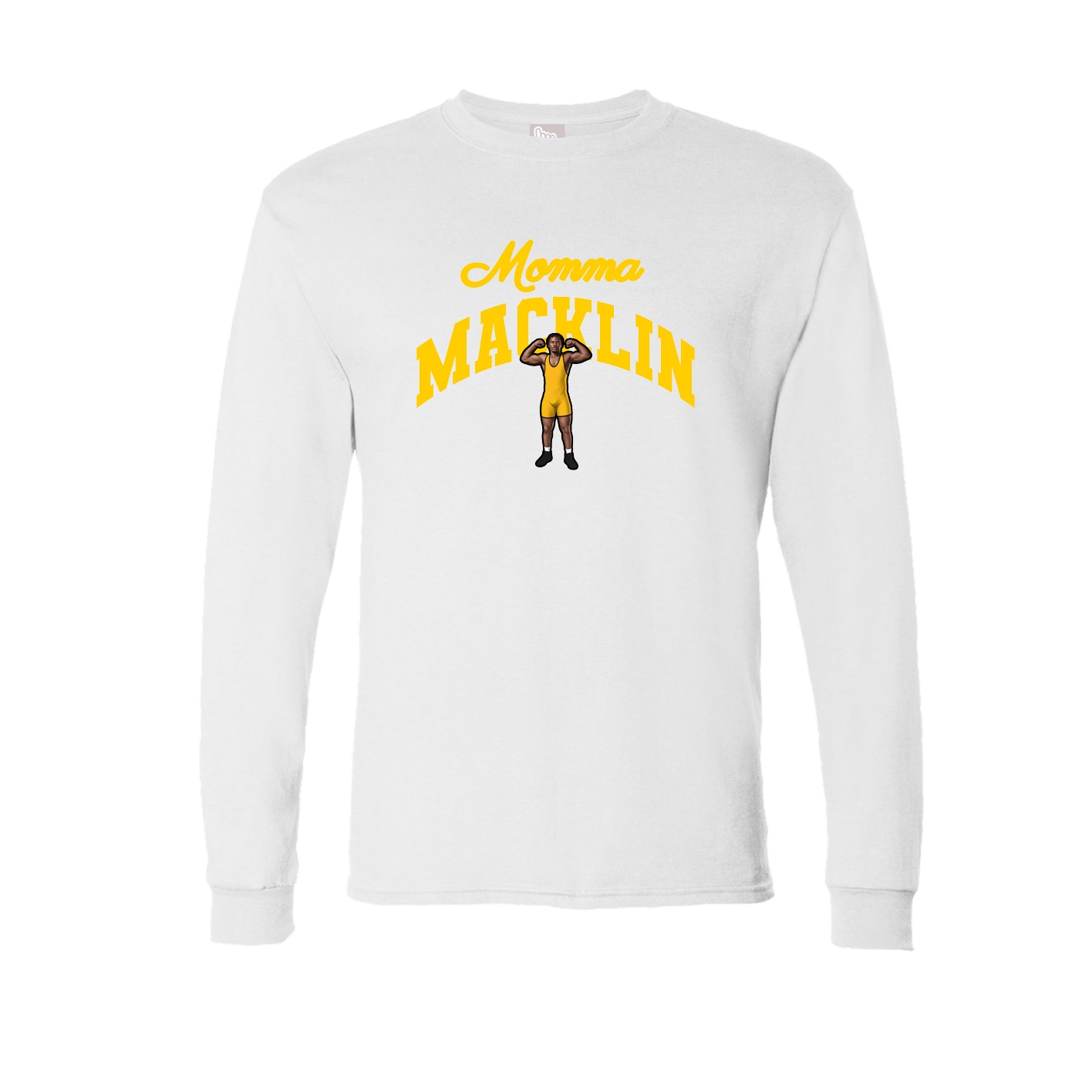 Long Sleeve Tee — Mothers Day Arch in White
