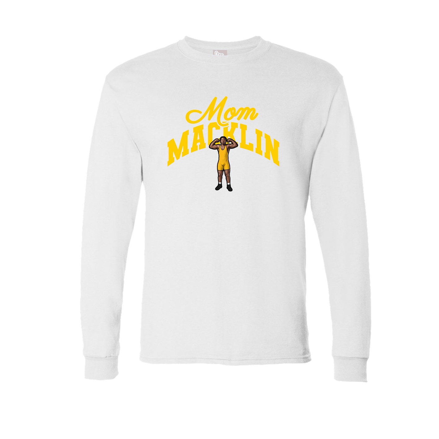 Long Sleeve Tee — Mothers Day Arch in White