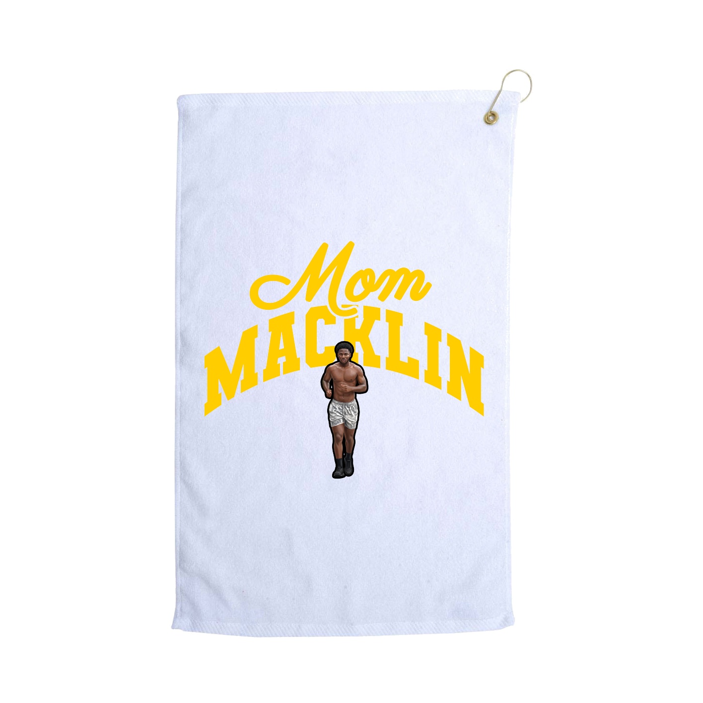 Golf Towel — Mothers Day Arch in White