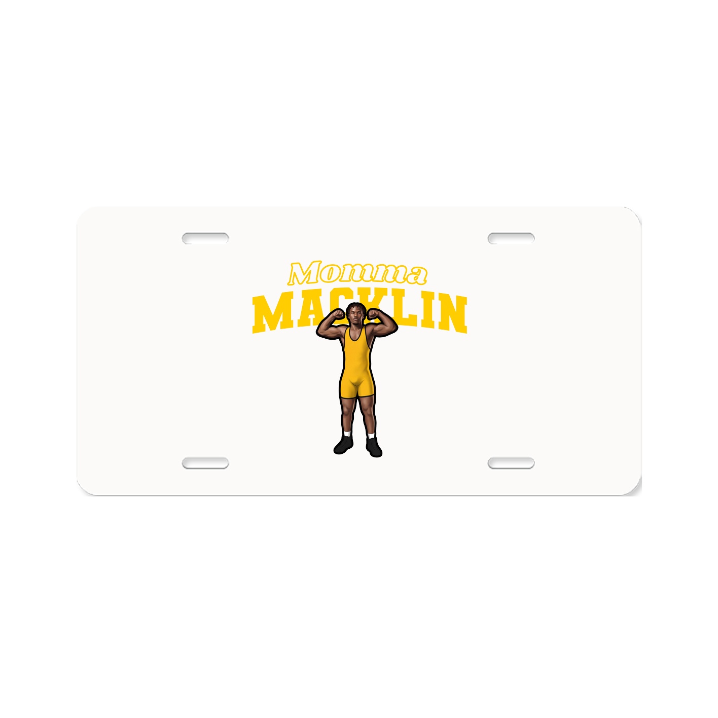 License Plate — Mothers Day Block in Classic