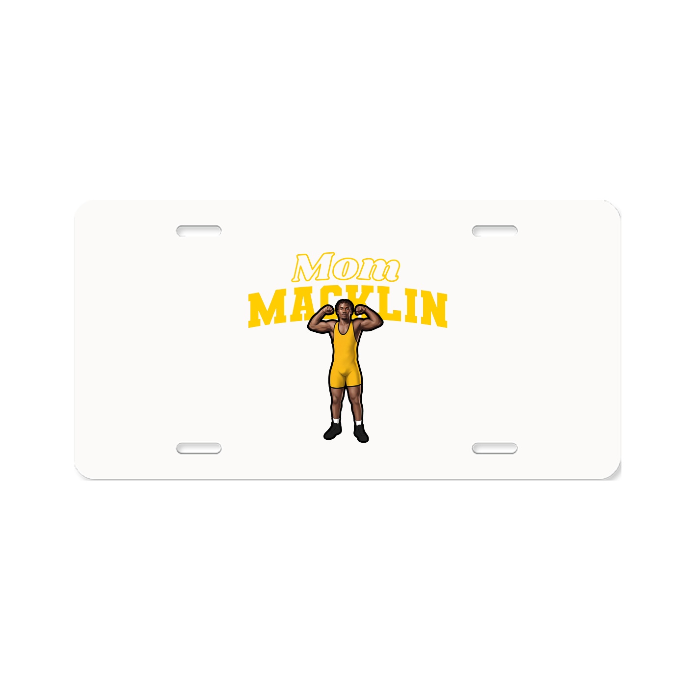 License Plate — Mothers Day Block in Classic