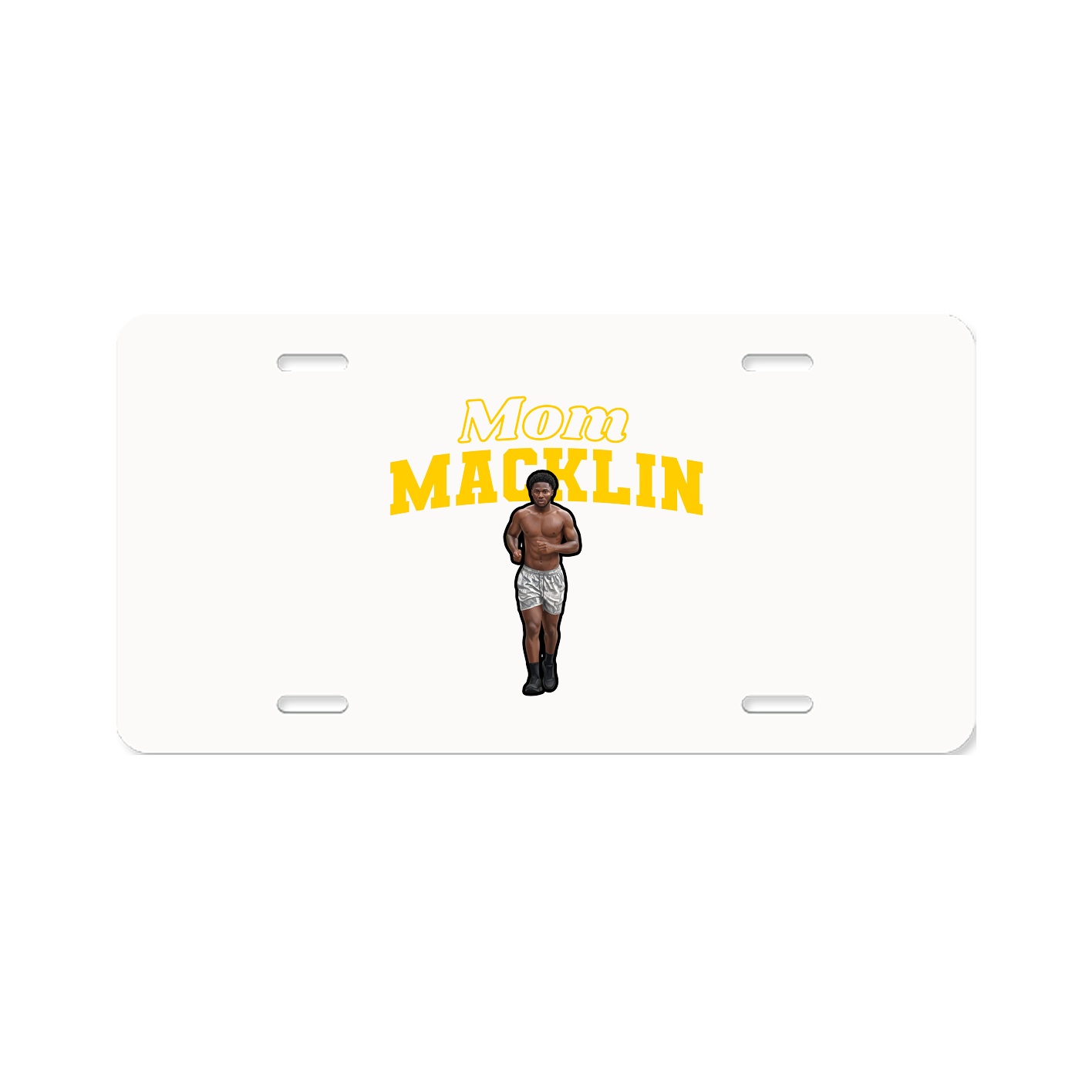 License Plate — Mothers Day Block in Classic