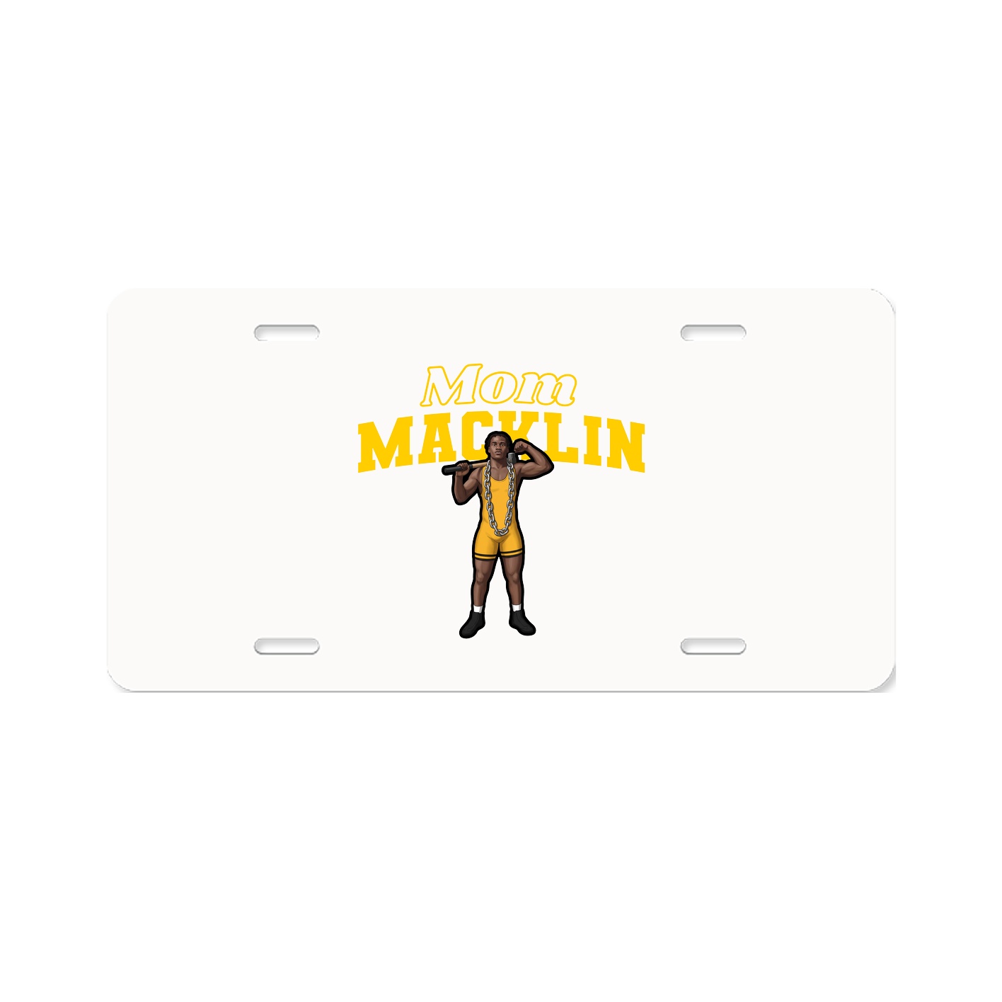 License Plate — Mothers Day Block in Classic