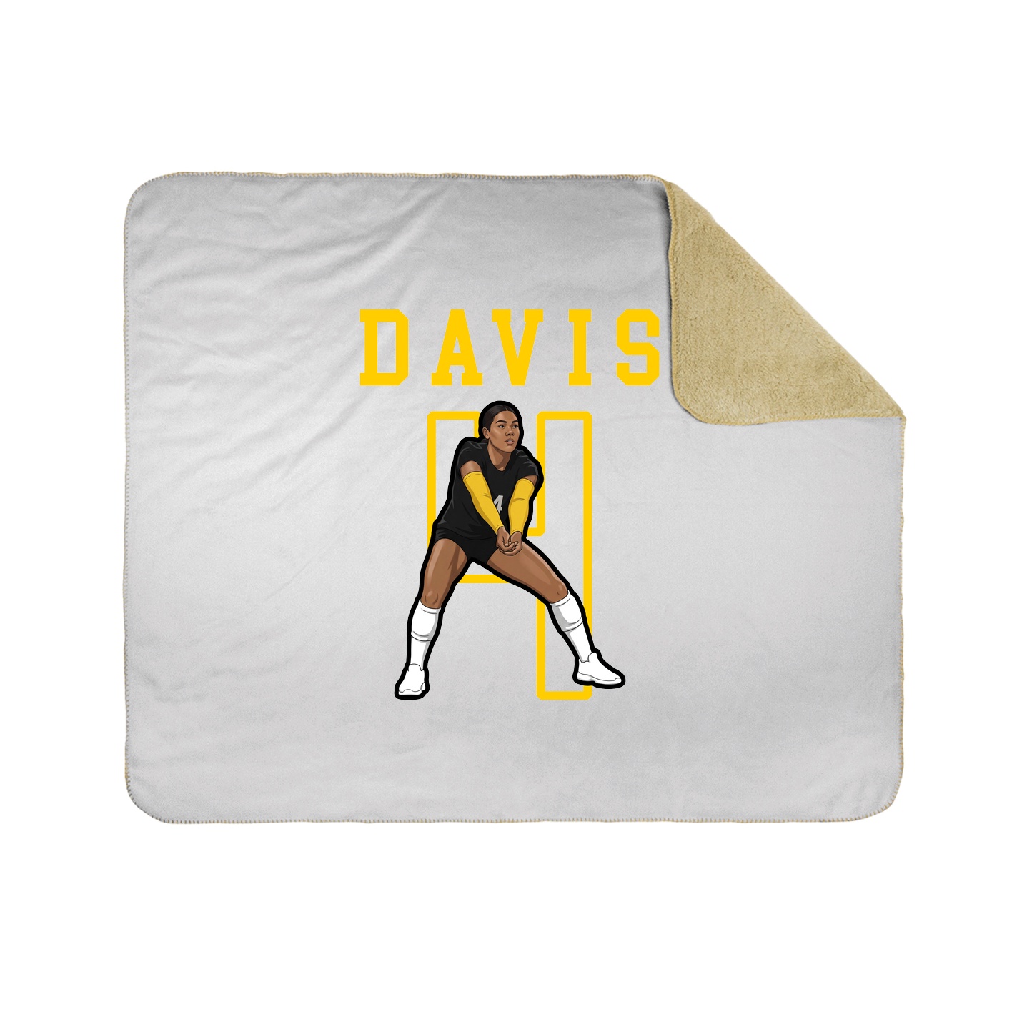 Throw Blanket — Shirsey in White