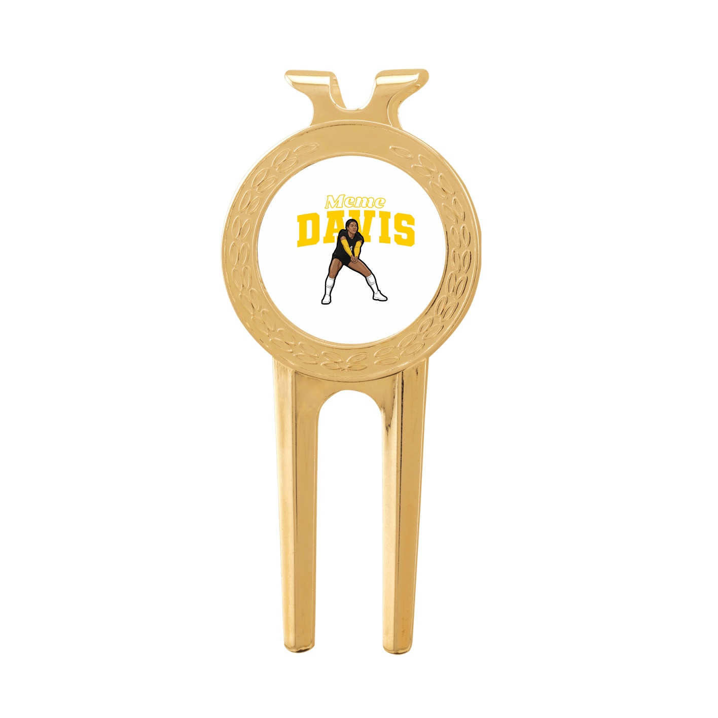 Divot Tool with Ball Marker — Name Arch in Classic