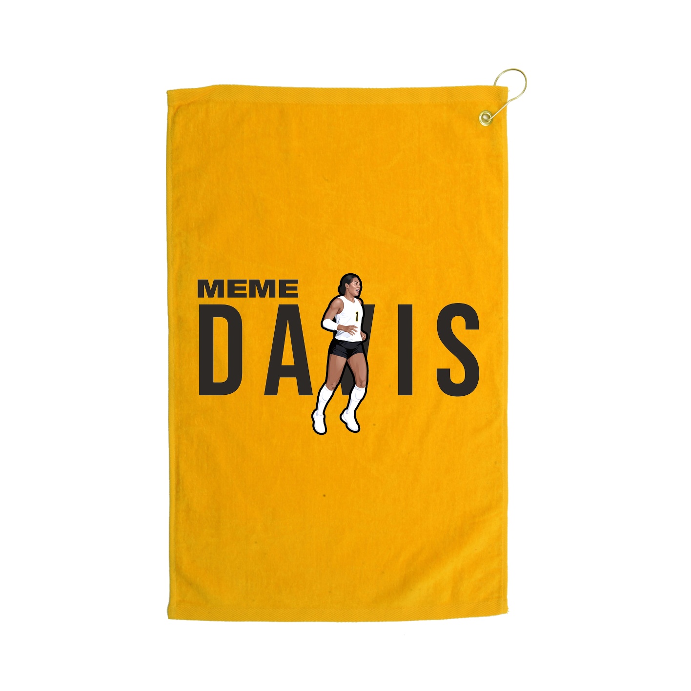 Golf Towel — Player Name in Gold