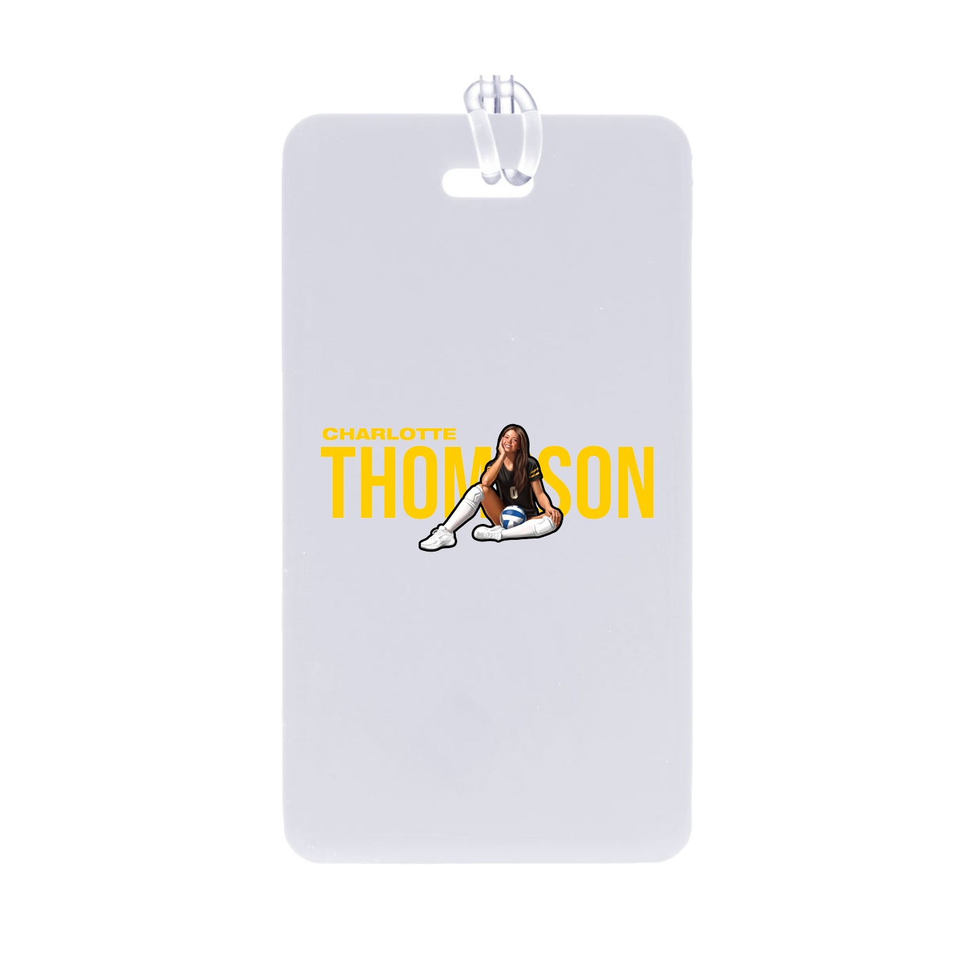 Bag Tag — Player Name in Classic