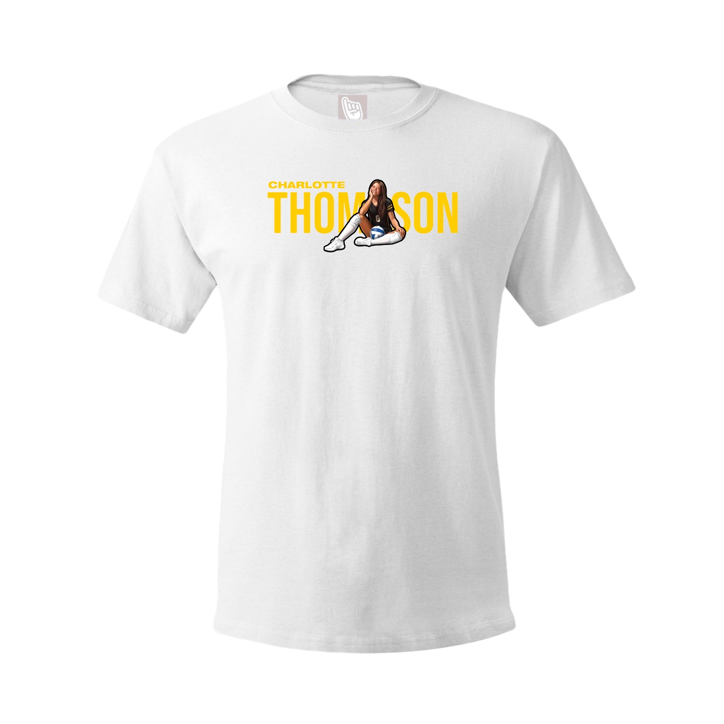 Tee — Player Name in White