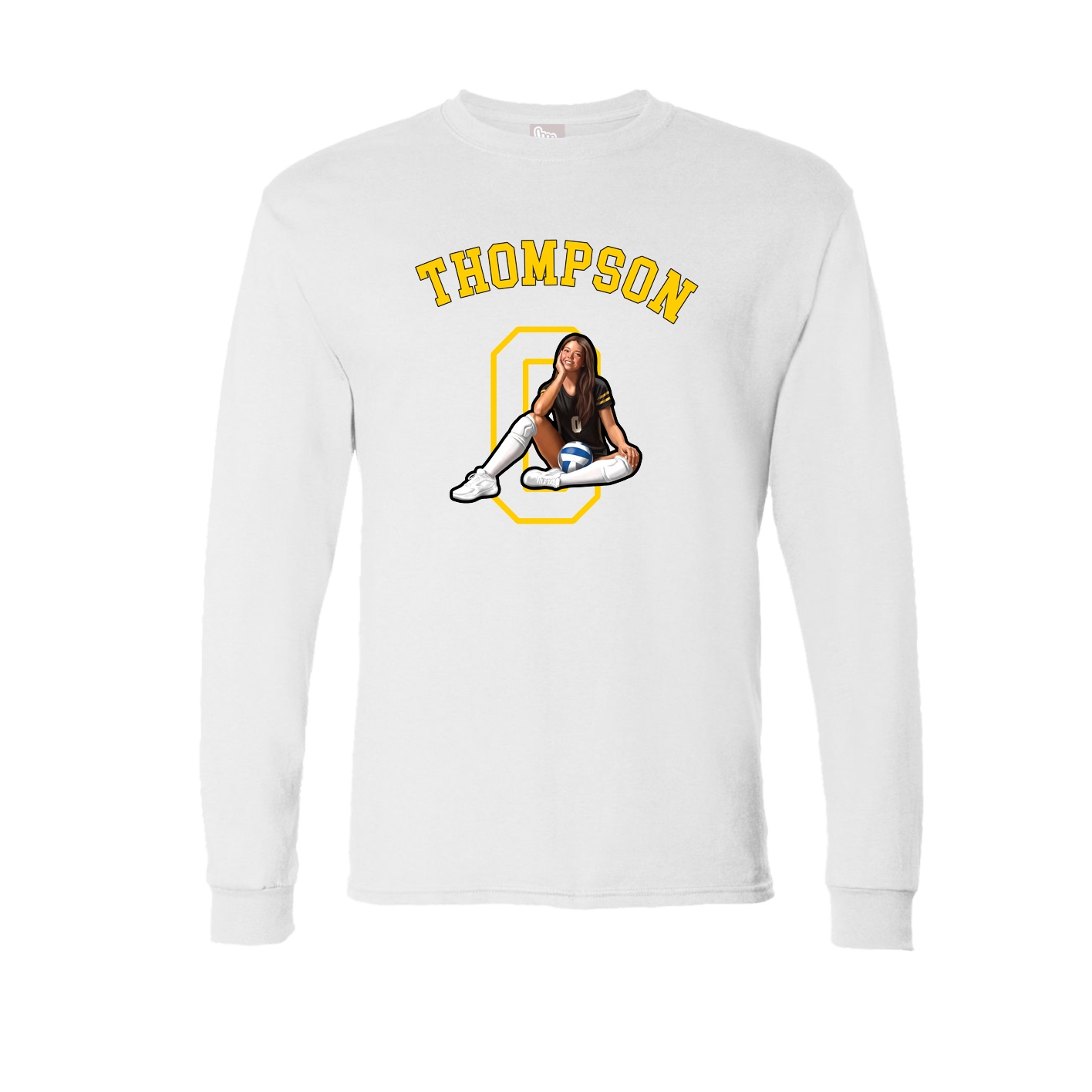 Long Sleeve Tee — Shirsey Arch in White