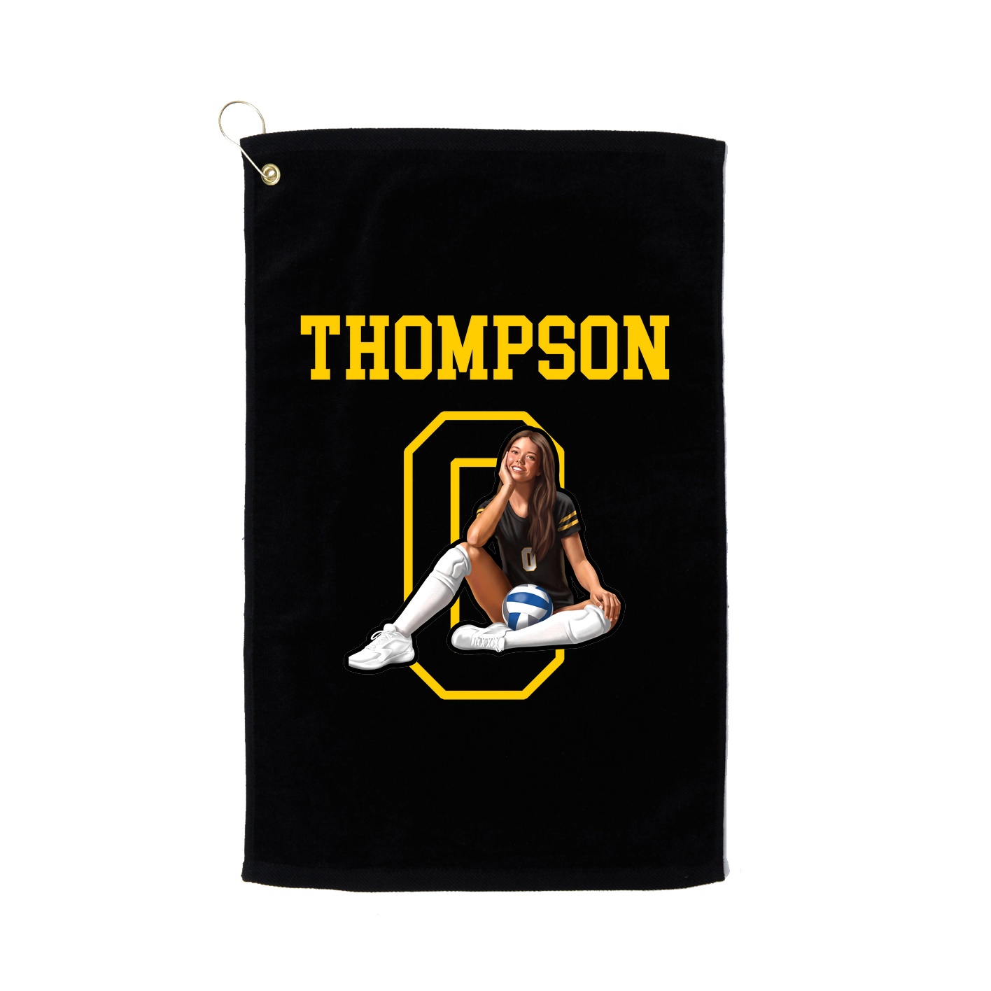Golf Towel — Shirsey in Black