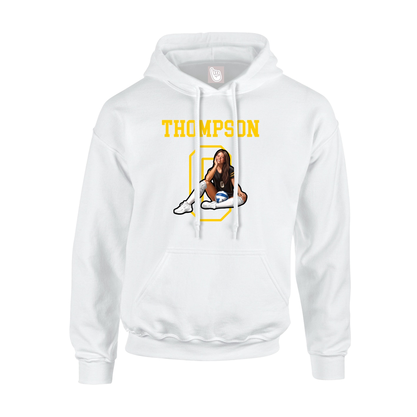 Youth Hoodie — Shirsey in White