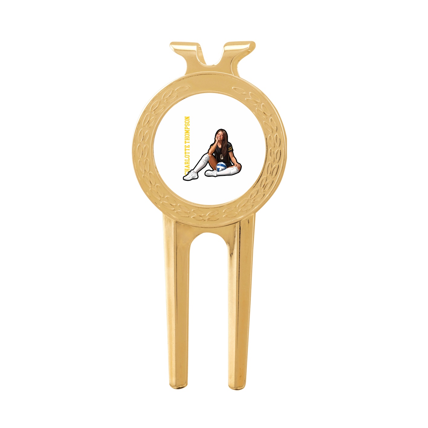 Divot Tool with Ball Marker — Name Vertical in Classic
