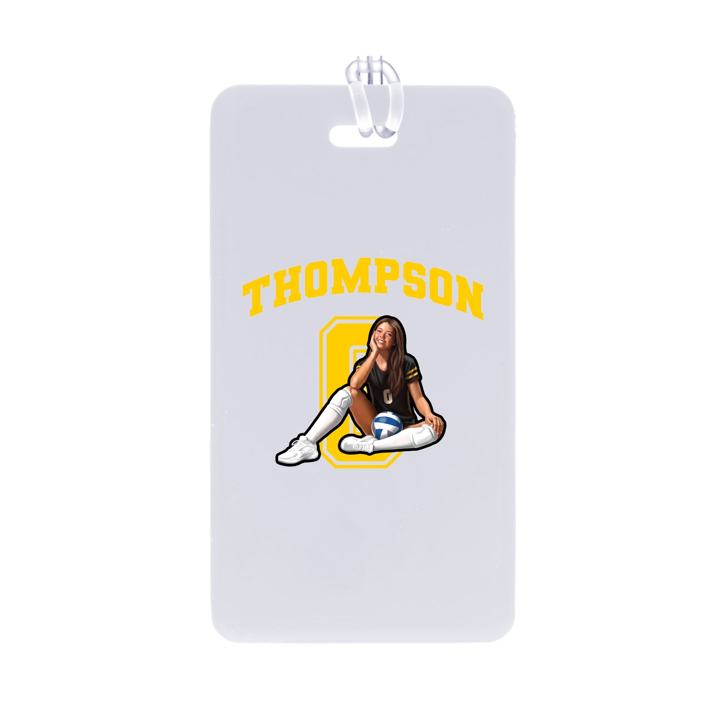 Bag Tag — Number in Classic