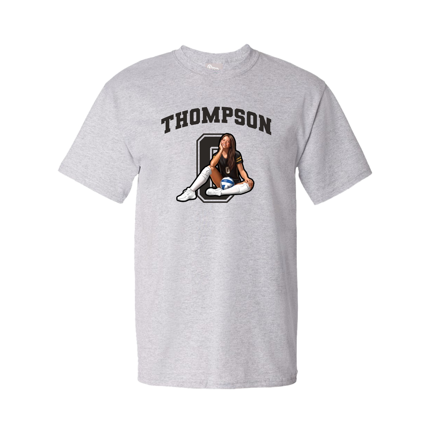 Tee — Number in Grey