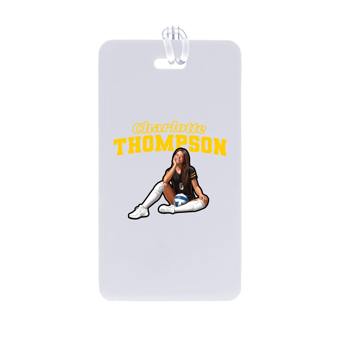 Bag Tag — Name Arch in Classic