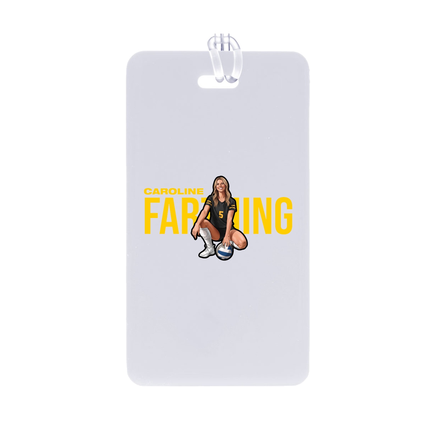 Bag Tag — Player Name in Classic