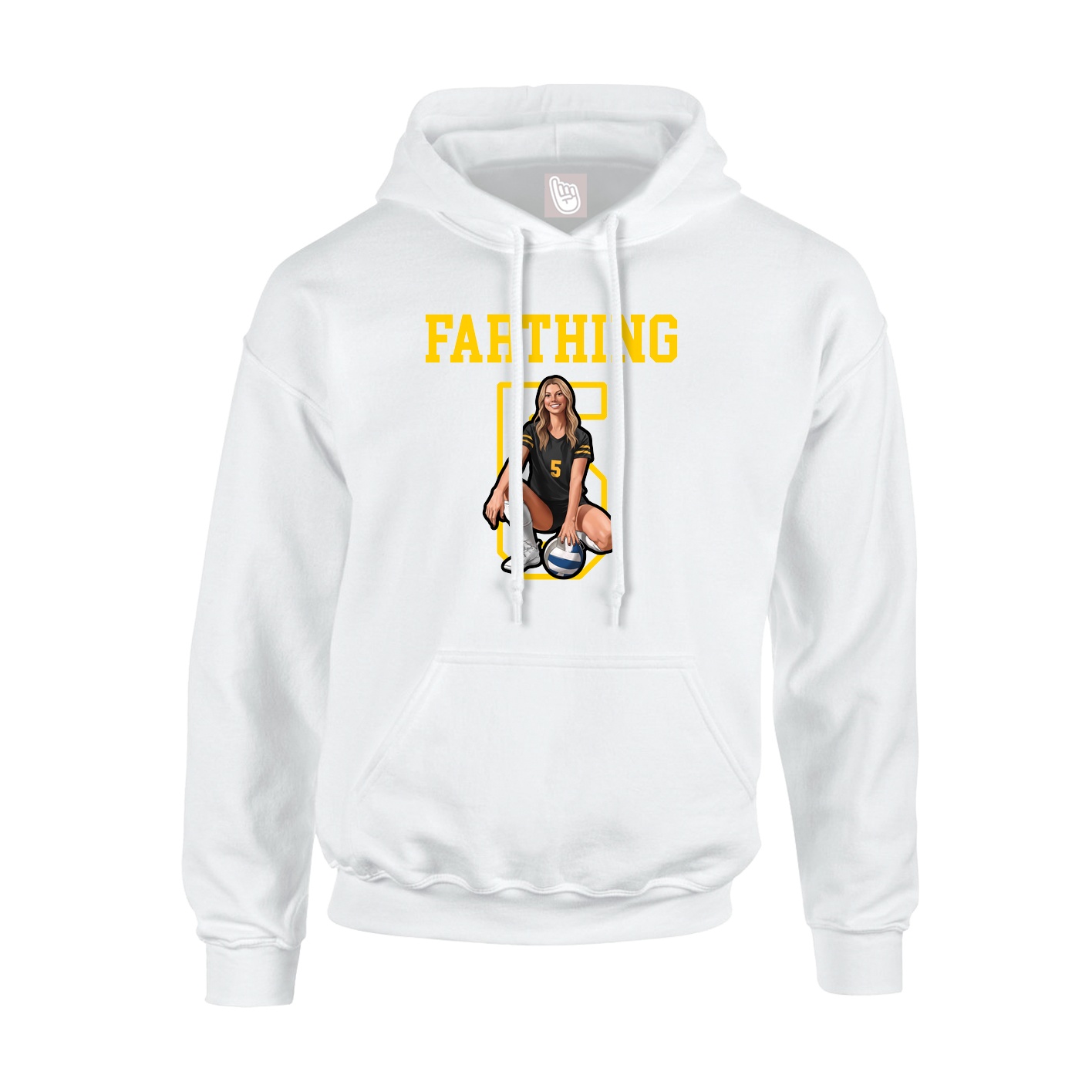 Youth Hoodie — Shirsey in White