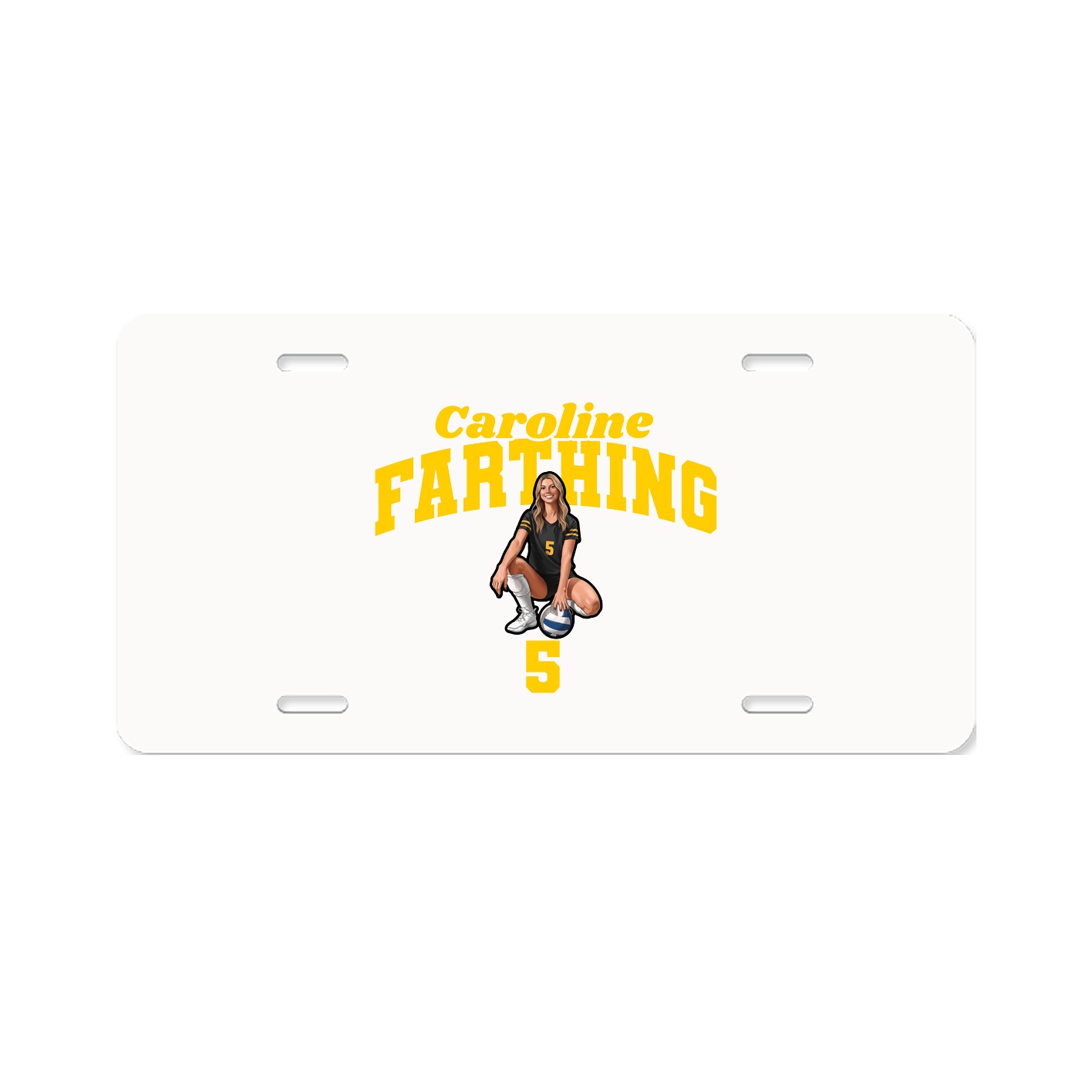 License Plate — Signature Arch in Classic