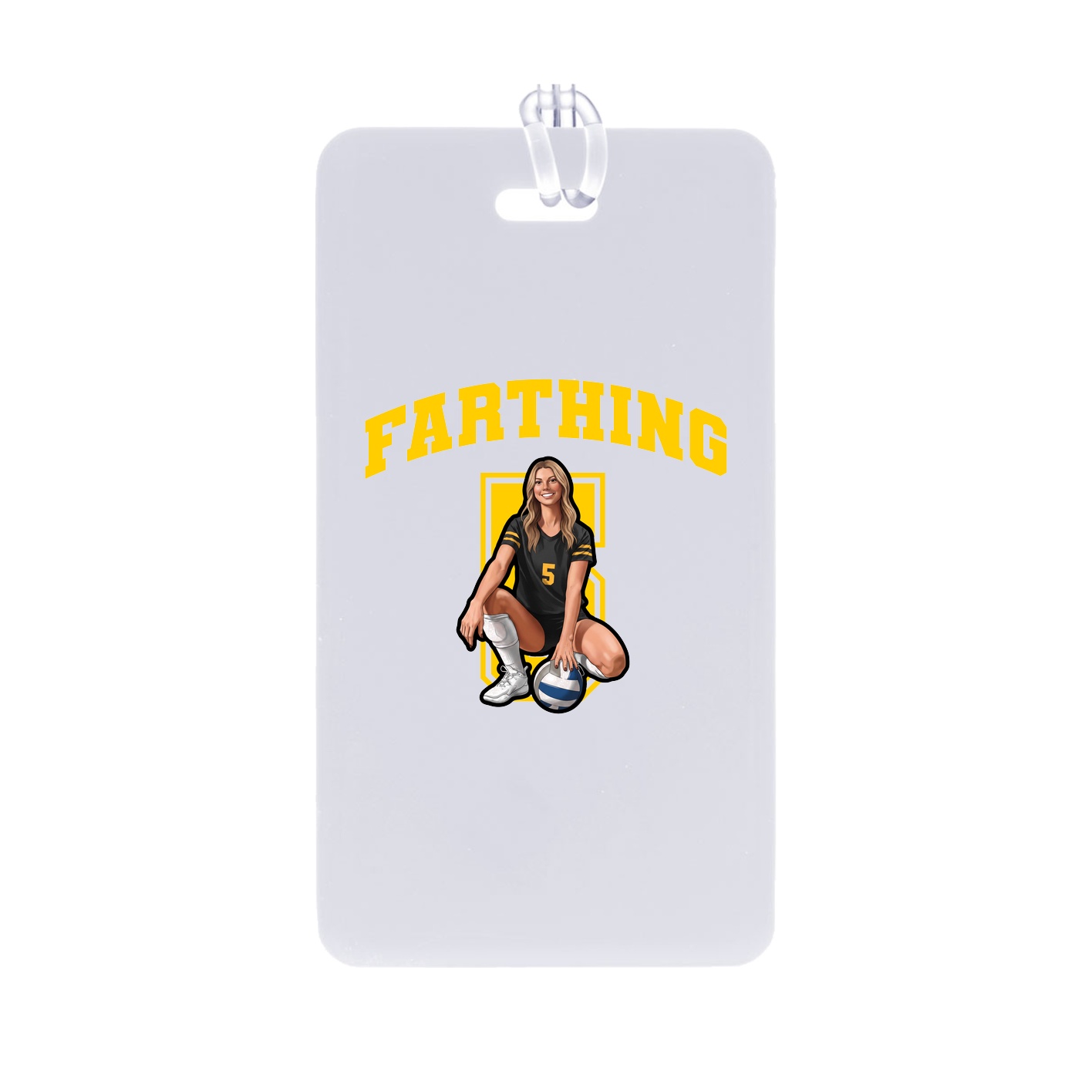 Bag Tag — Number in Classic