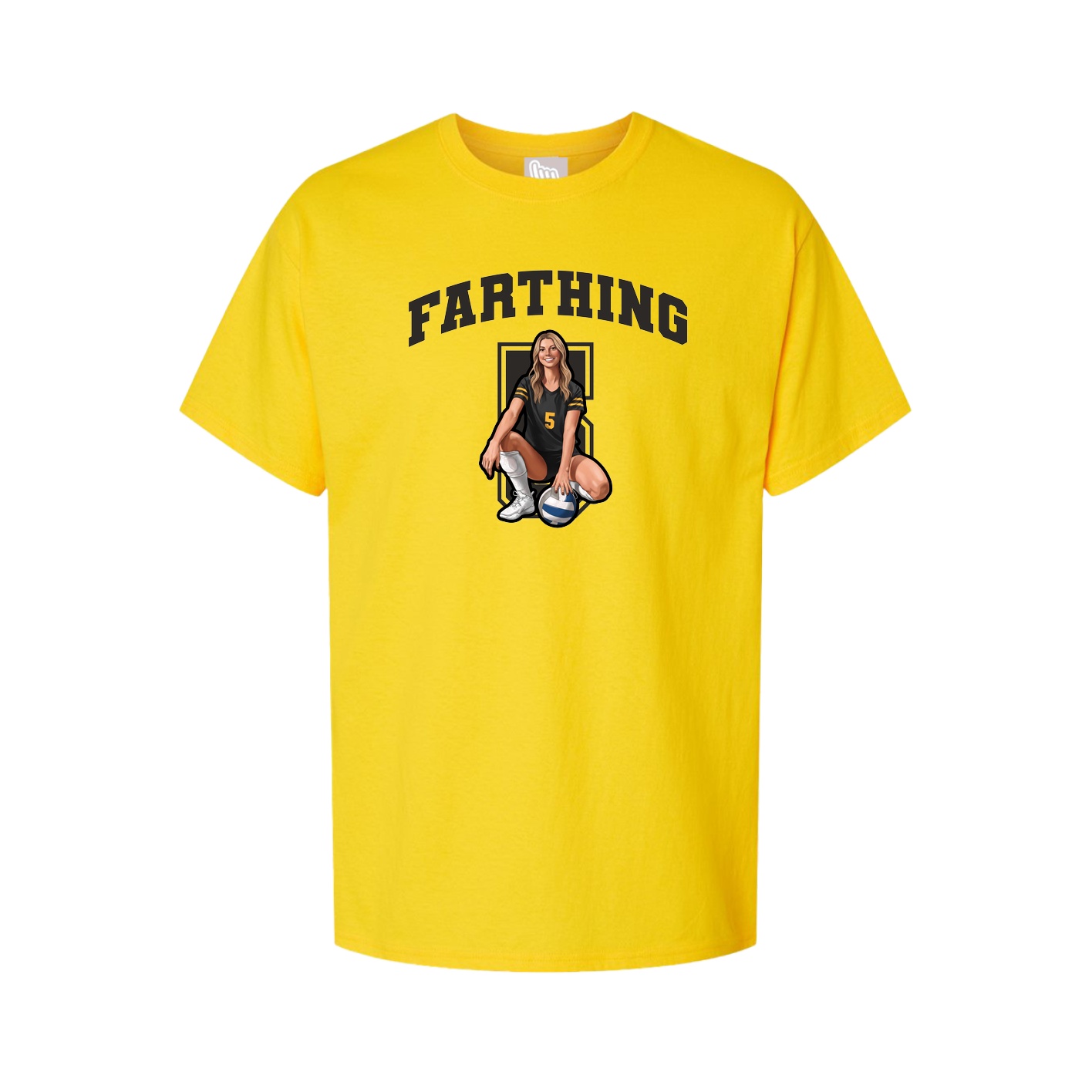Tee — Number in Gold